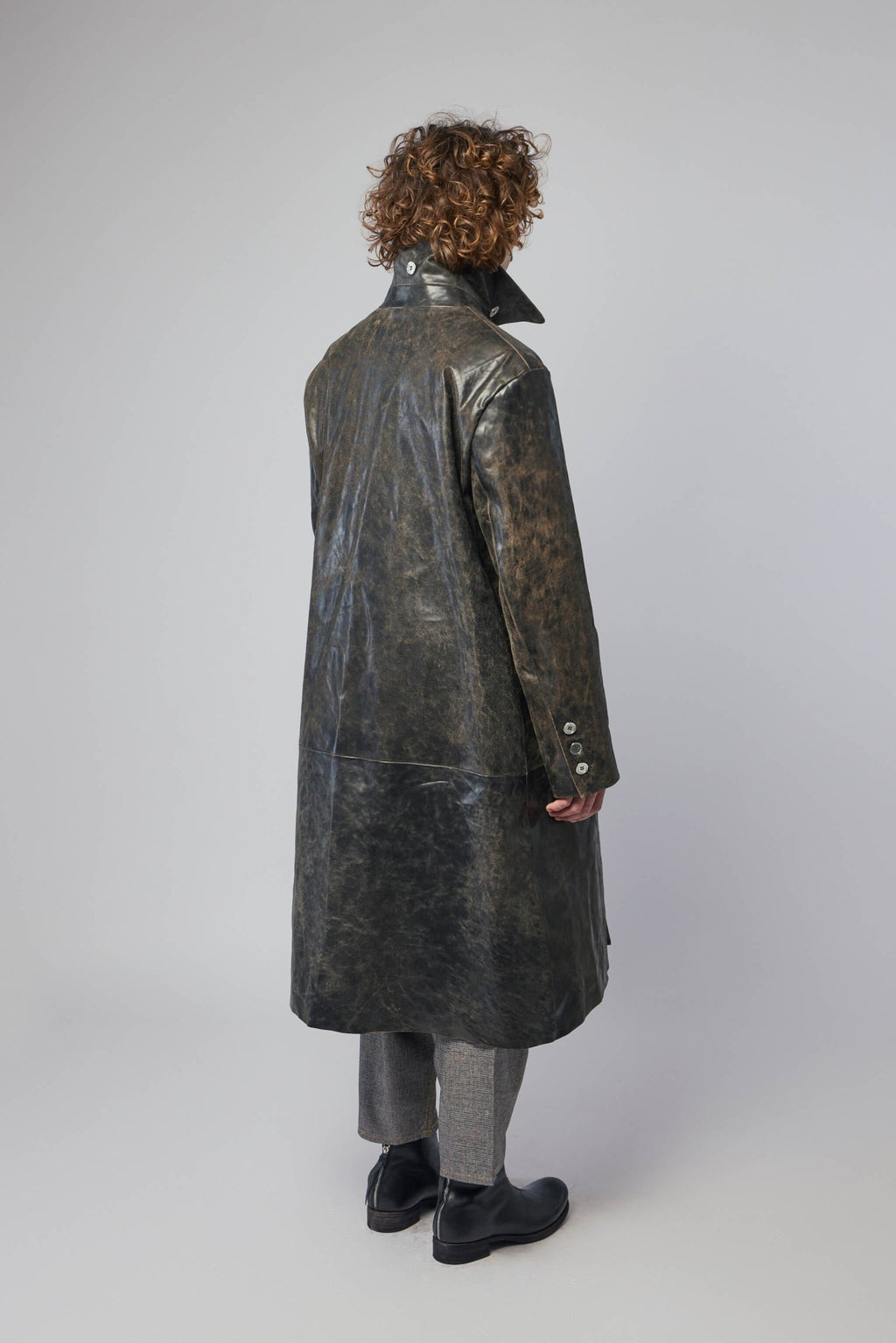 K'ANG - Unisex Oversize Leather Coat - LABELS