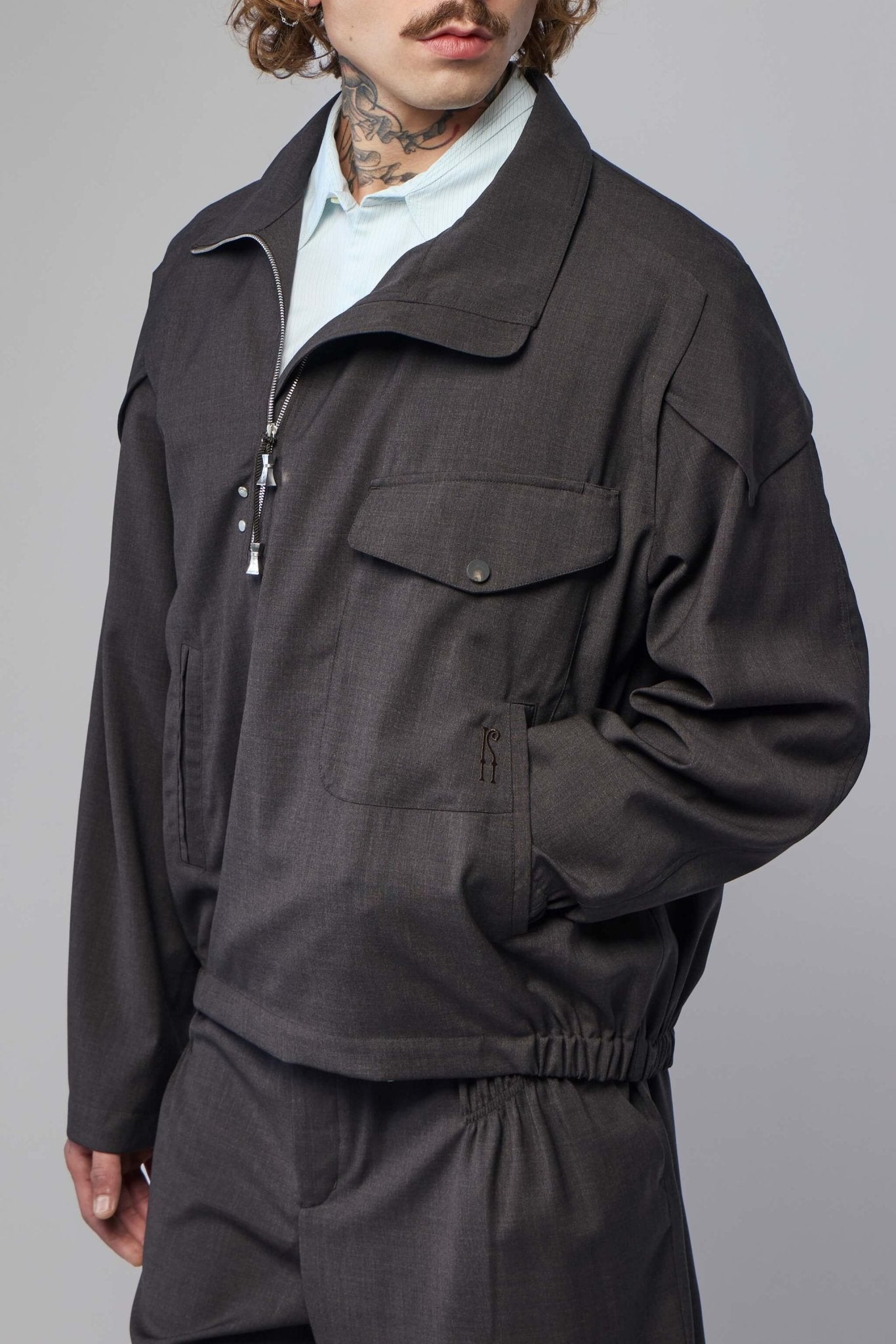 Kiko Kostadinov Jackets - Farkas Pullover Wool – LABELS