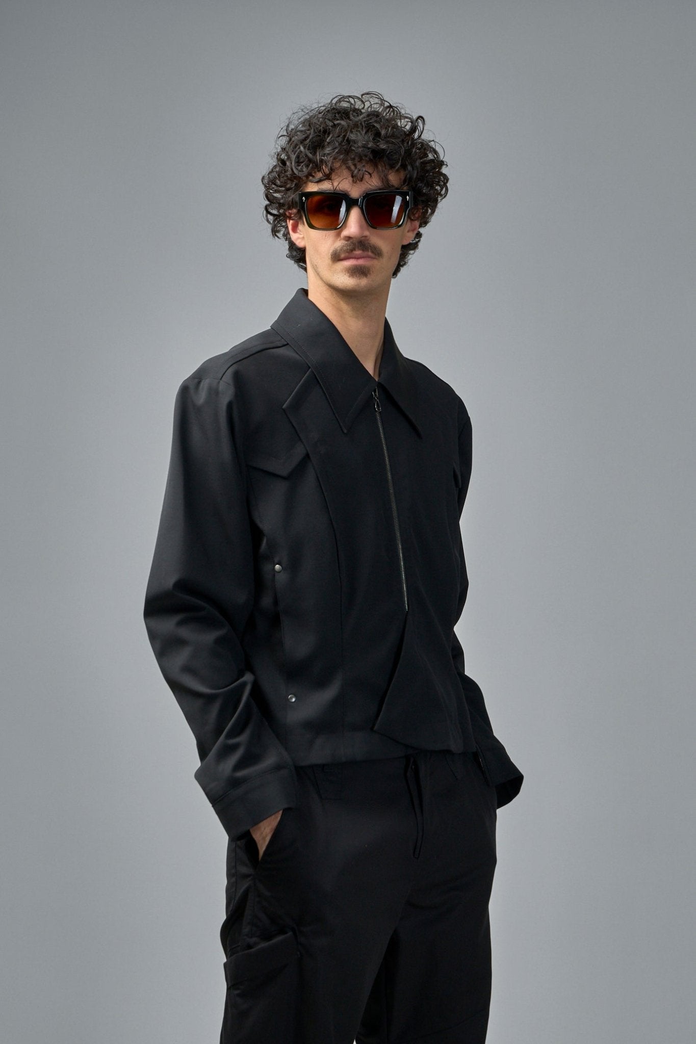 Kiko Kostadinov - Kraner Cropped Blouson - LABELS