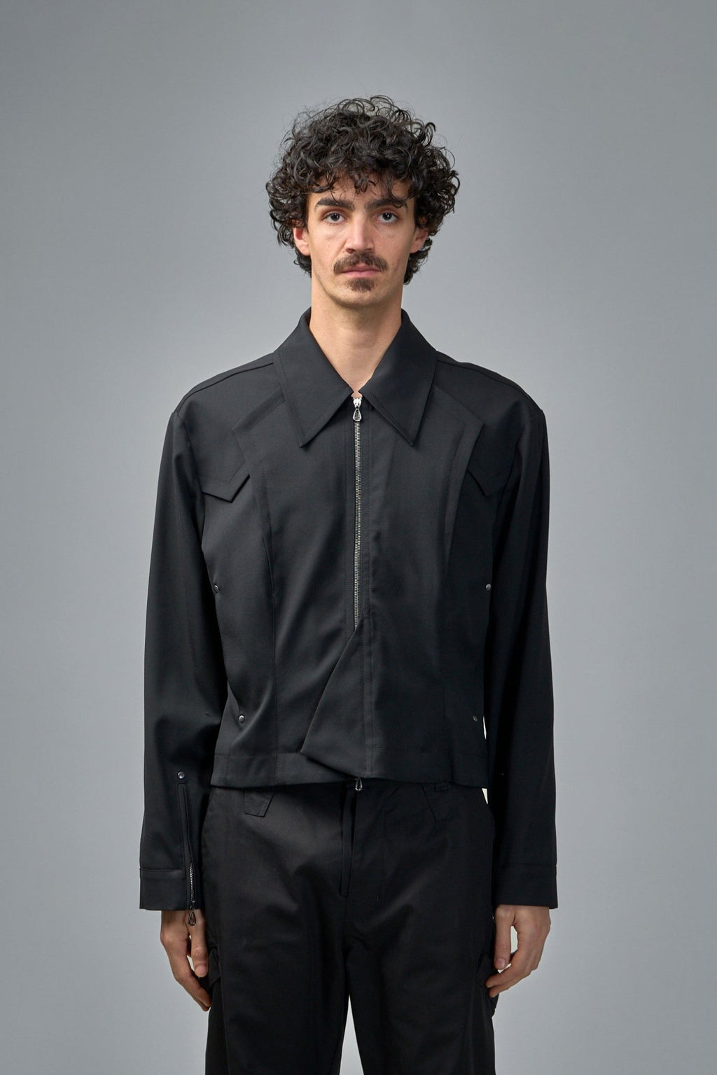 Kiko Kostadinov - Kraner Cropped Blouson - LABELS