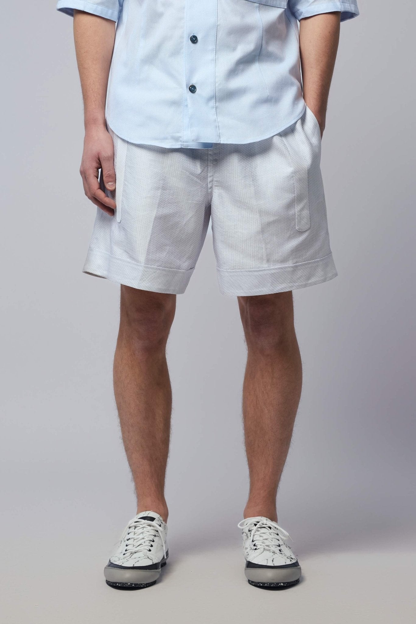 Kiko Kostadinov Shorts - Kyan Pinstripe Cotton – LABELS