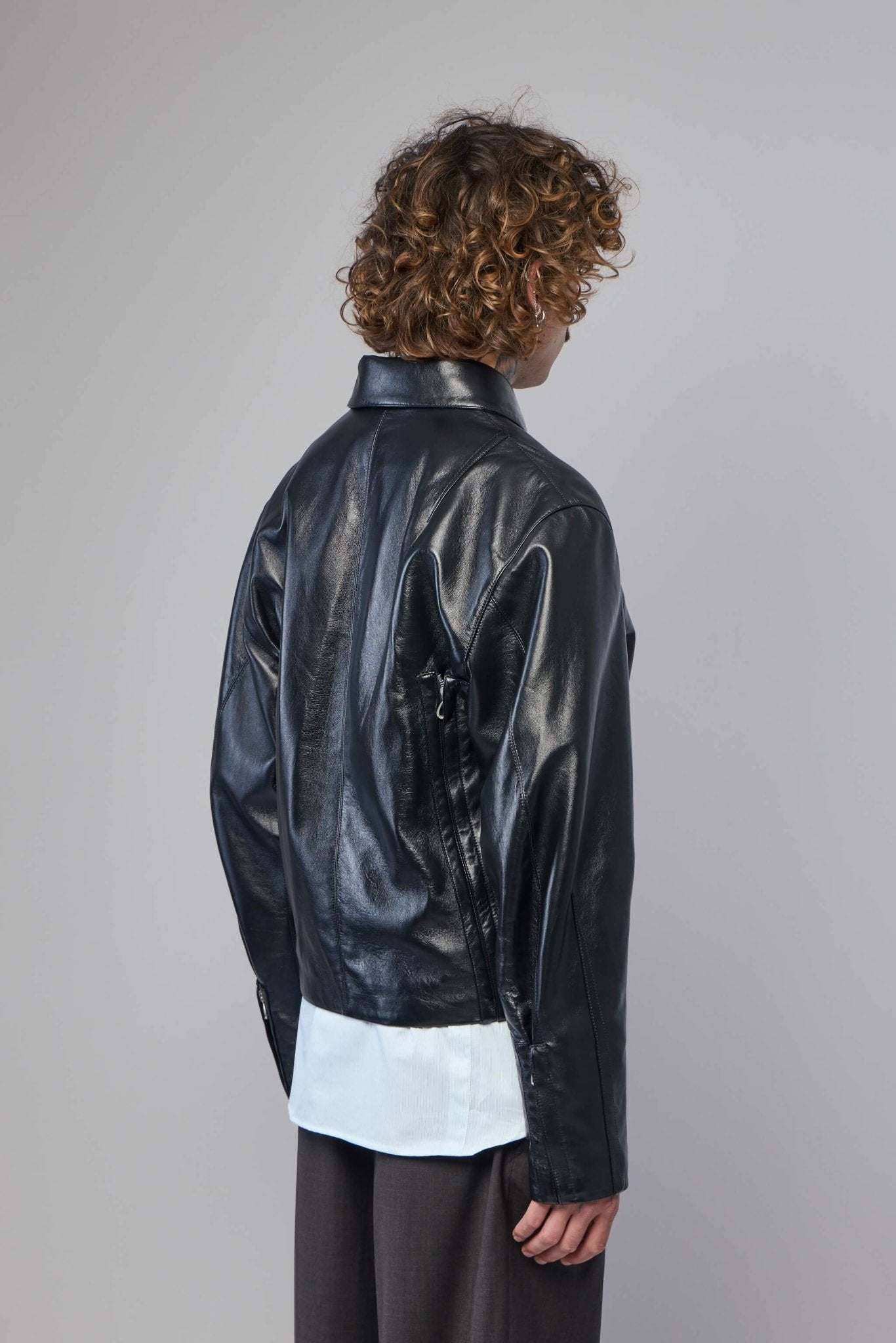 Kiko Kostadinov - Lur Leather Jacket - LABELS