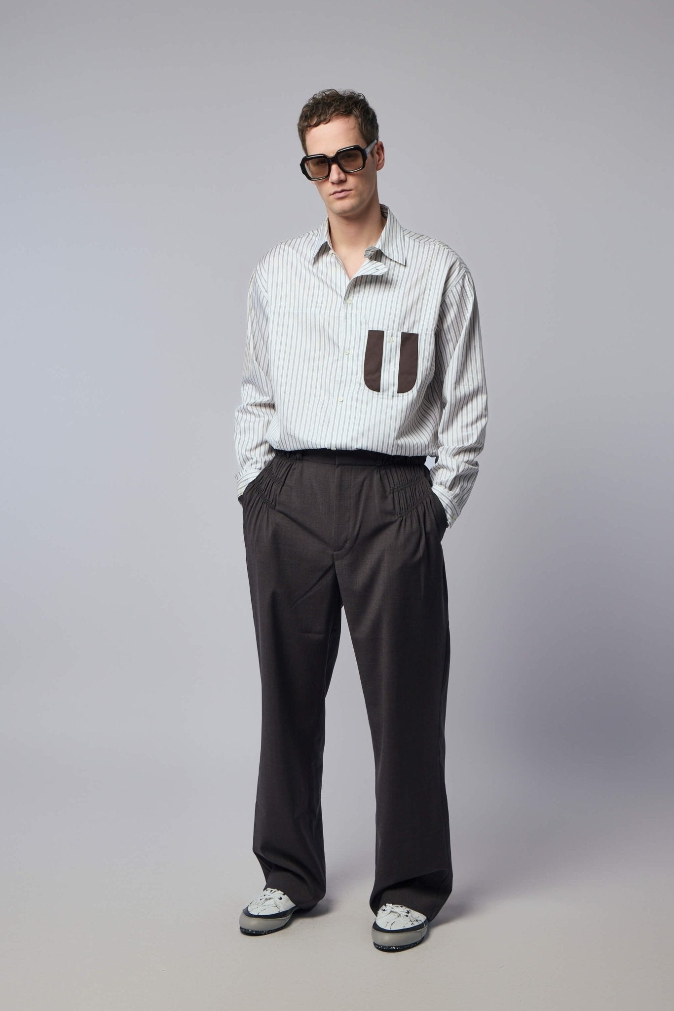Kiko Kostadinov Straight Pants - Minna Gathered Trouser – LABELS
