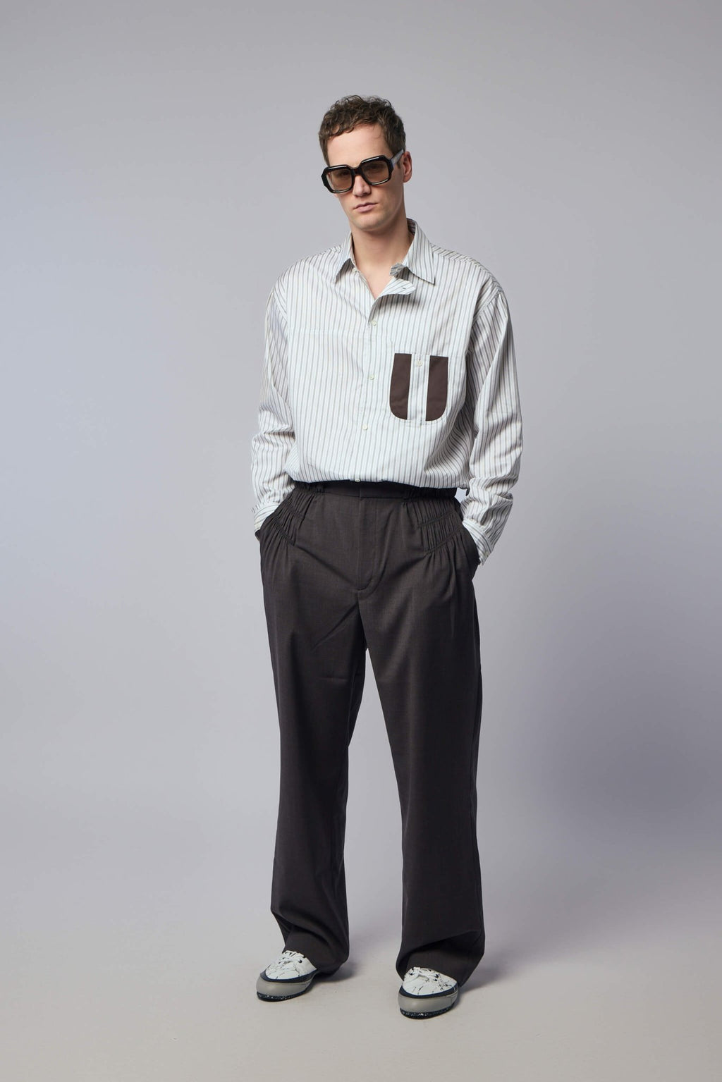 Kiko Kostadinov - Minna Gathered Trouser - LABELS