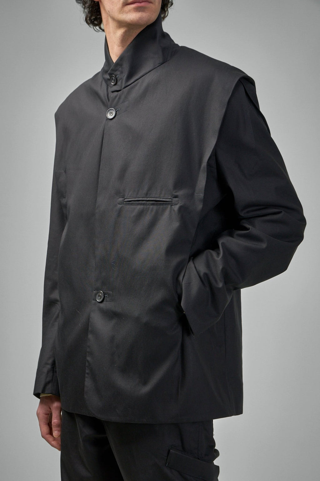 Kiko Kostadinov - Navin K - Dart Blazer Cotton Weave - LABELS