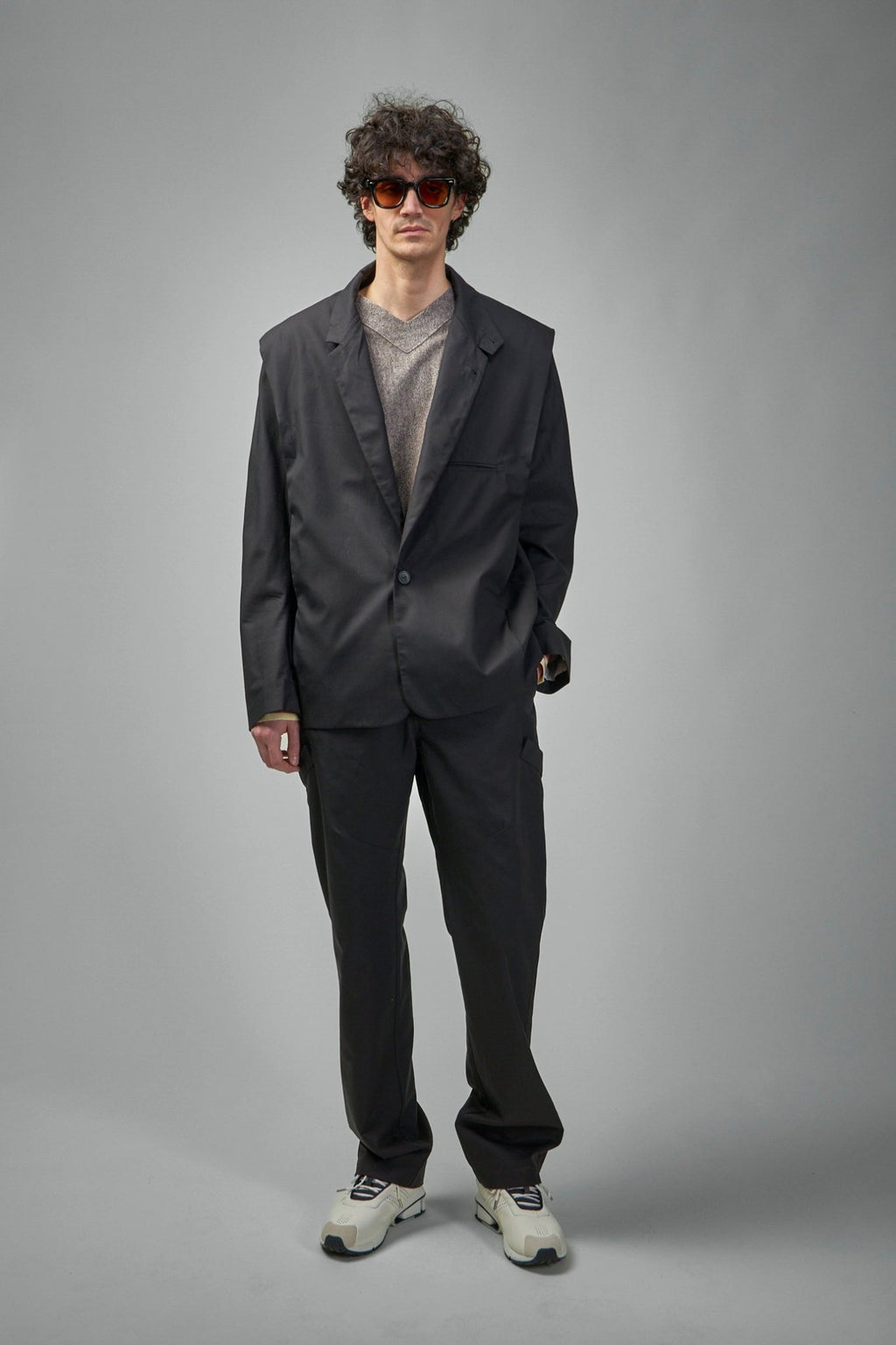 Kiko Kostadinov - Navin K - Dart Blazer Cotton Weave - LABELS