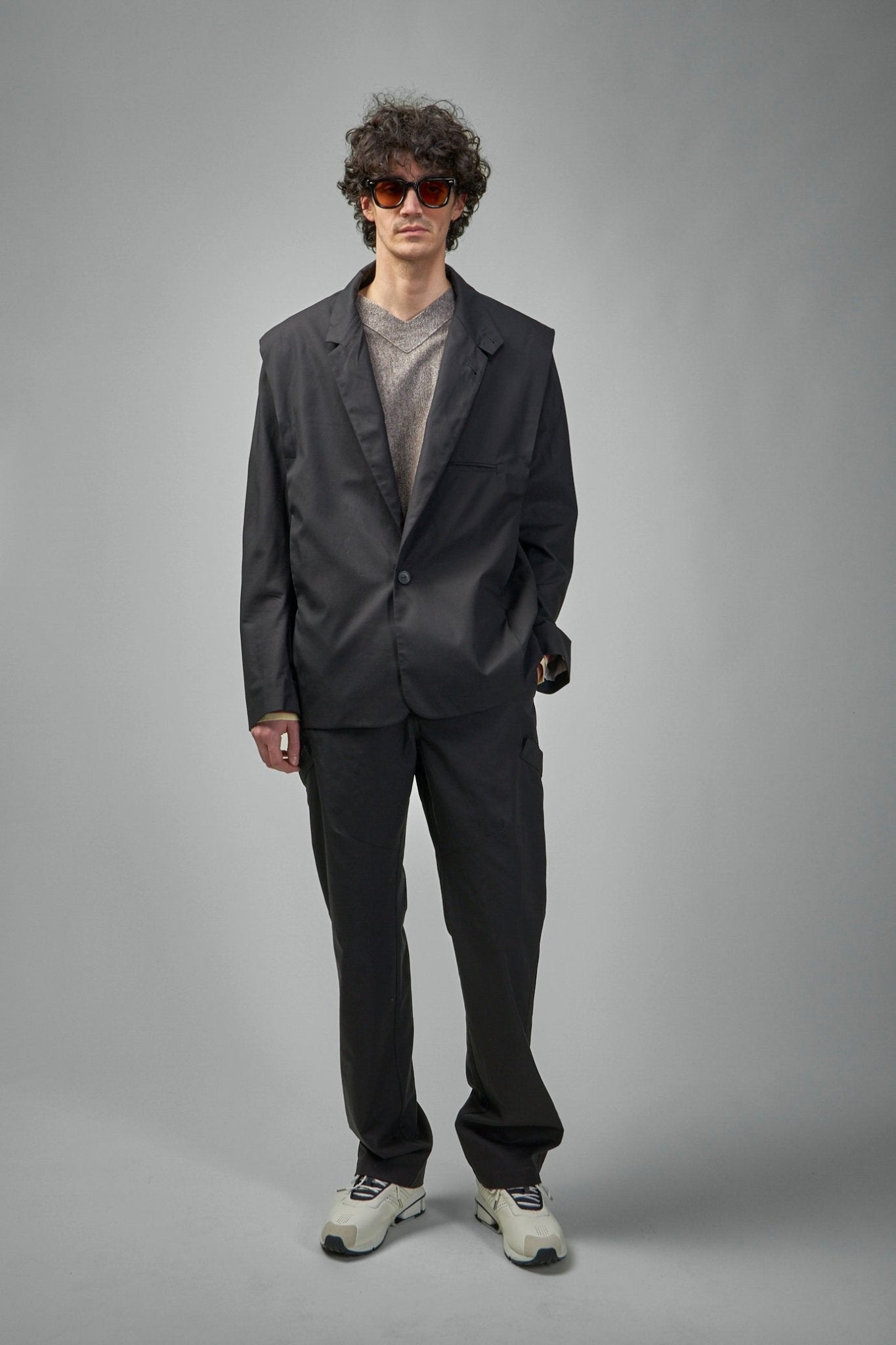 Kiko Kostadinov - Navin K - Dart Blazer Cotton Weave - LABELS