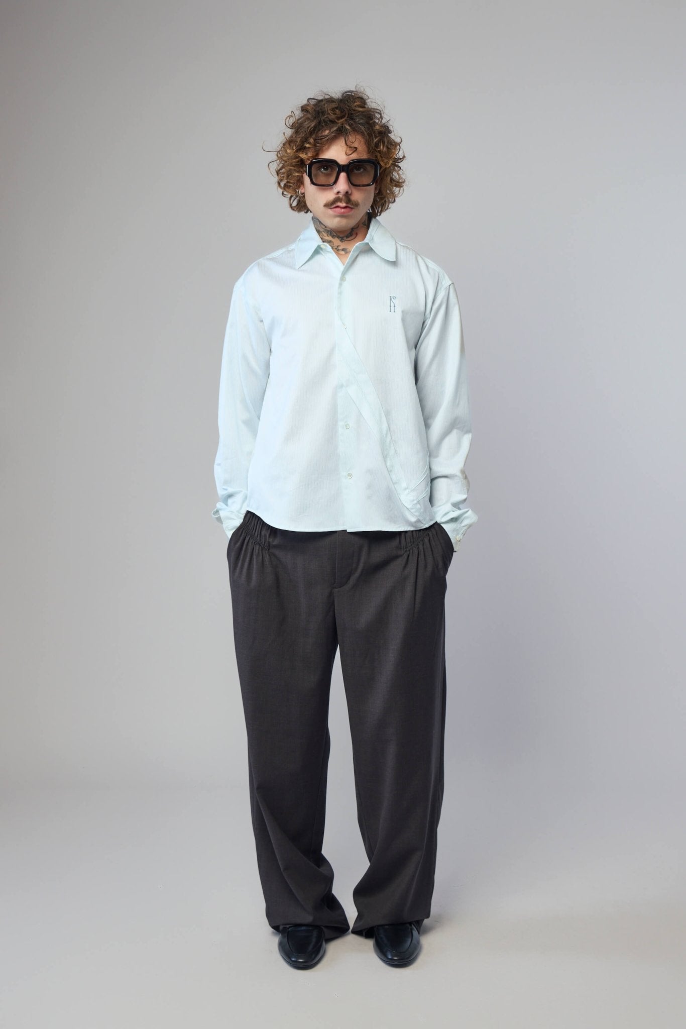 Kiko Kostadinov Shirts - Ohne K-dart Cotton Shirt – LABELS