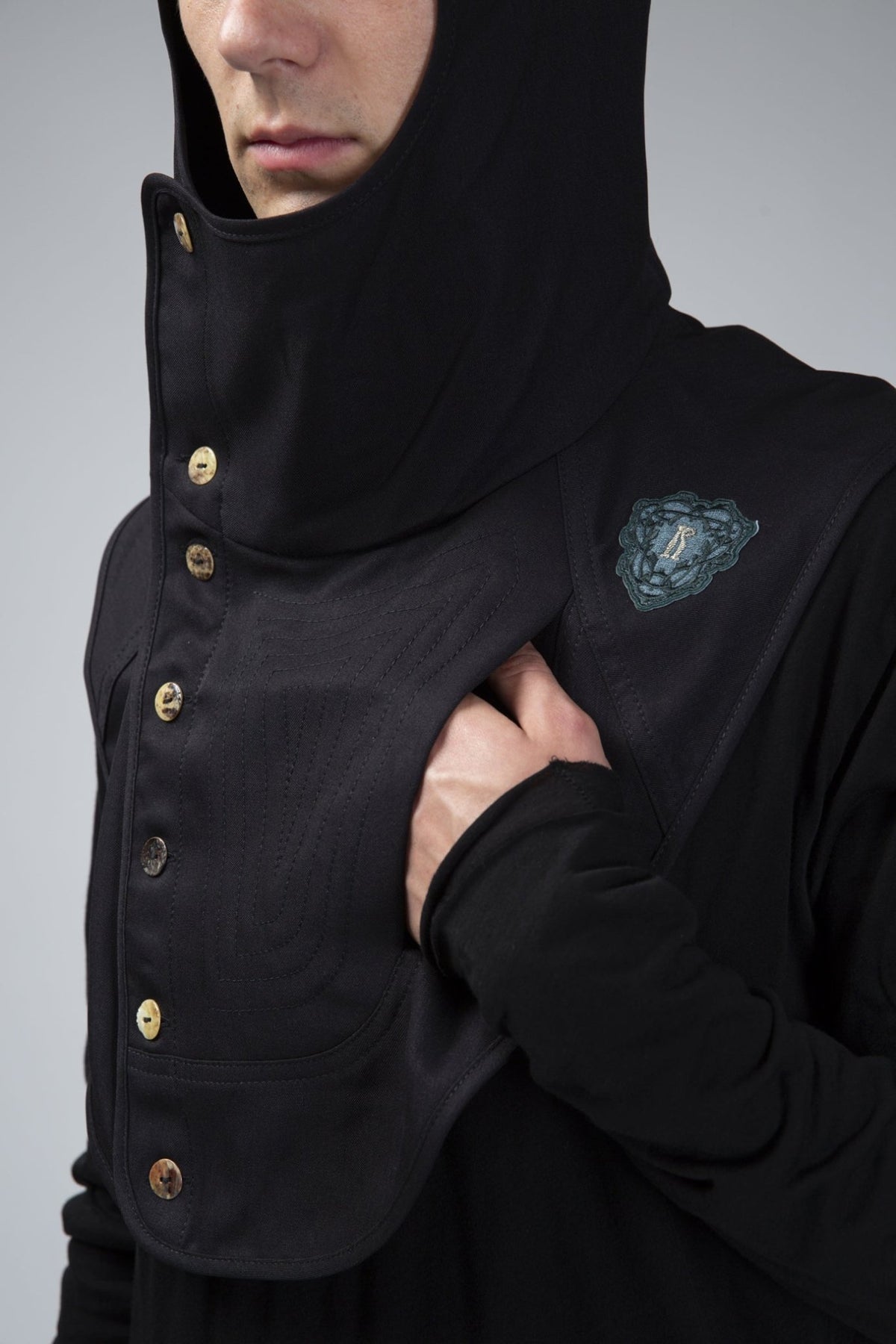 Kiko Kostadinov - RICSI Balaclava Coal Black - LABELS
