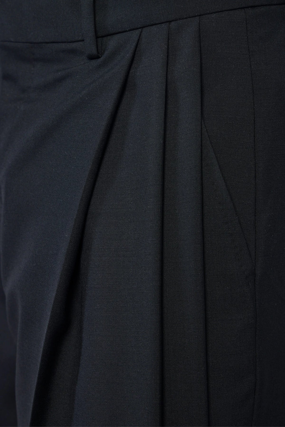 Full look styling the Kiko Kostadinov wide-leg trousers
