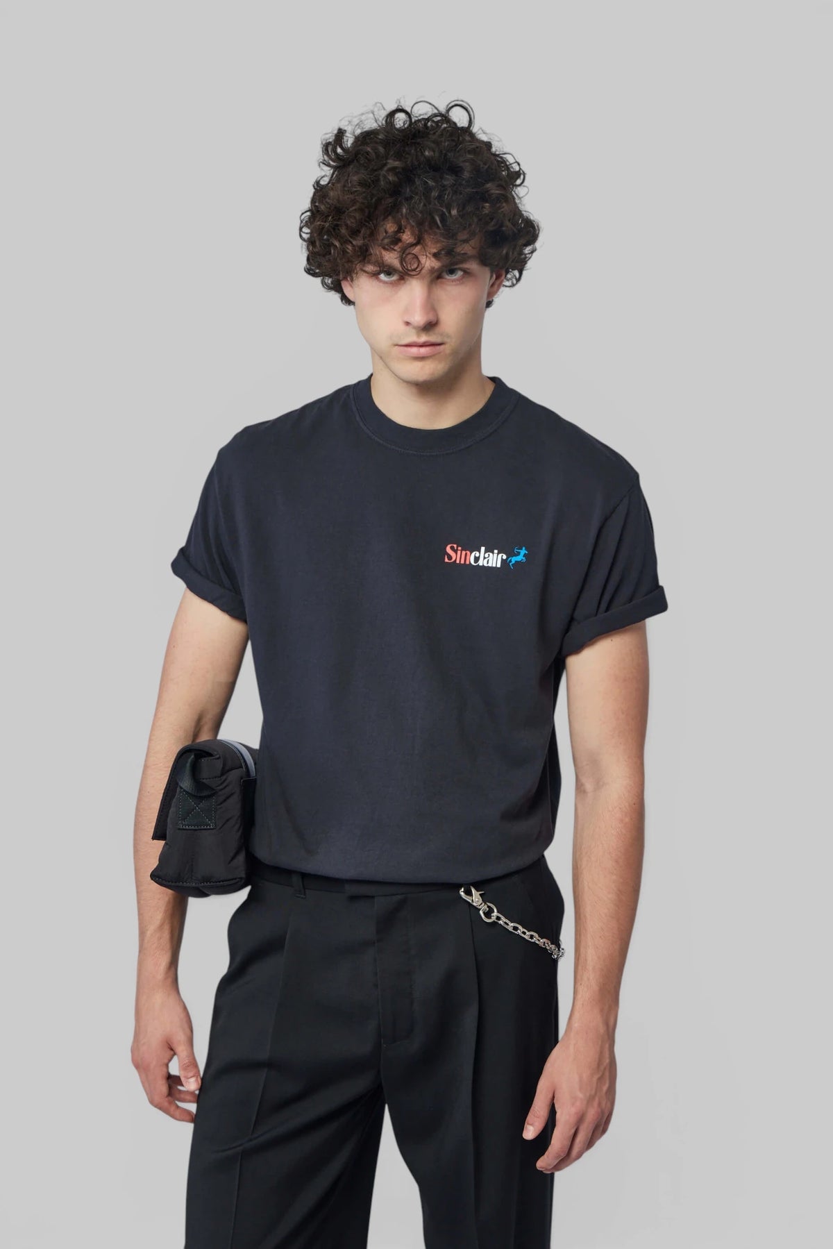 Labels X Sinclair T-Shirts front view with bold Sinclair logo on chest
