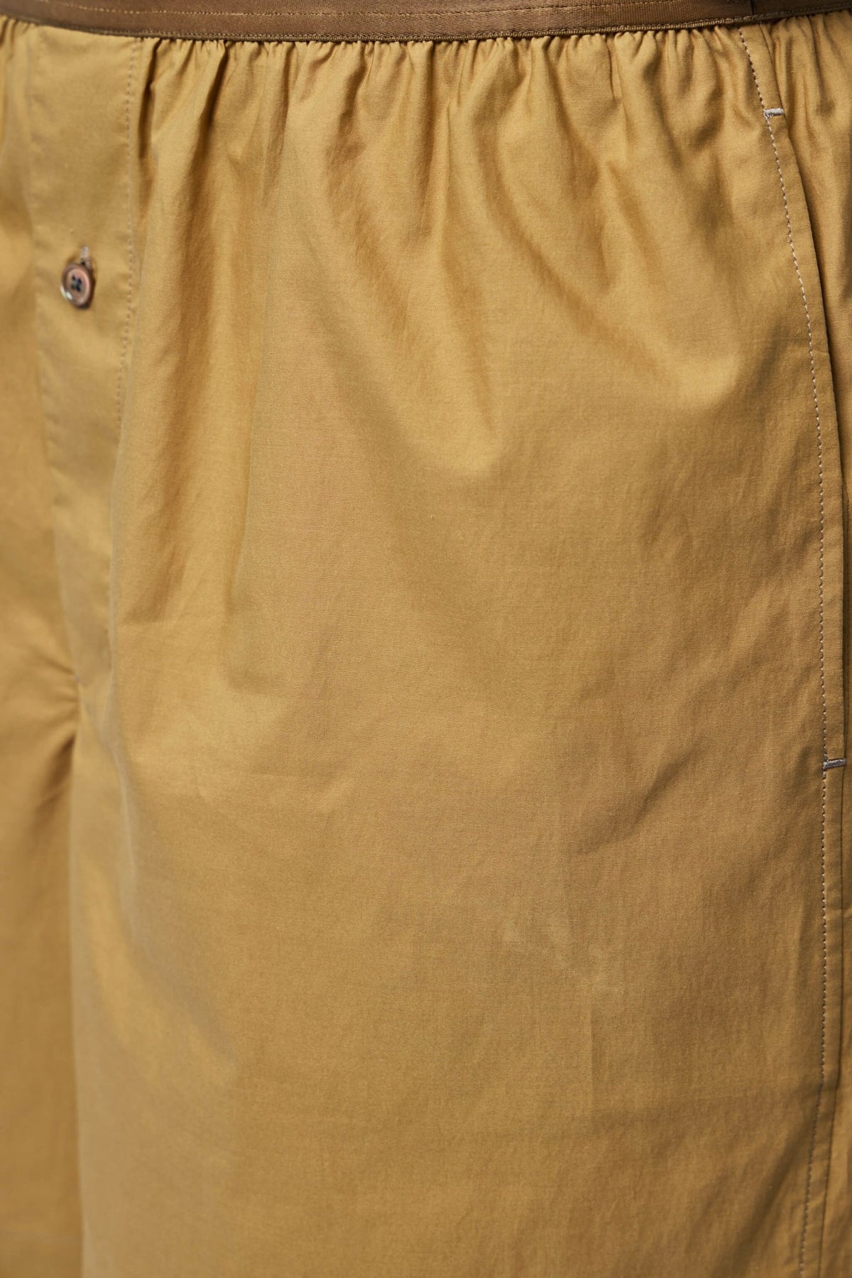 Back view of Lemaire boxer shorts showcasing relaxed silhouette