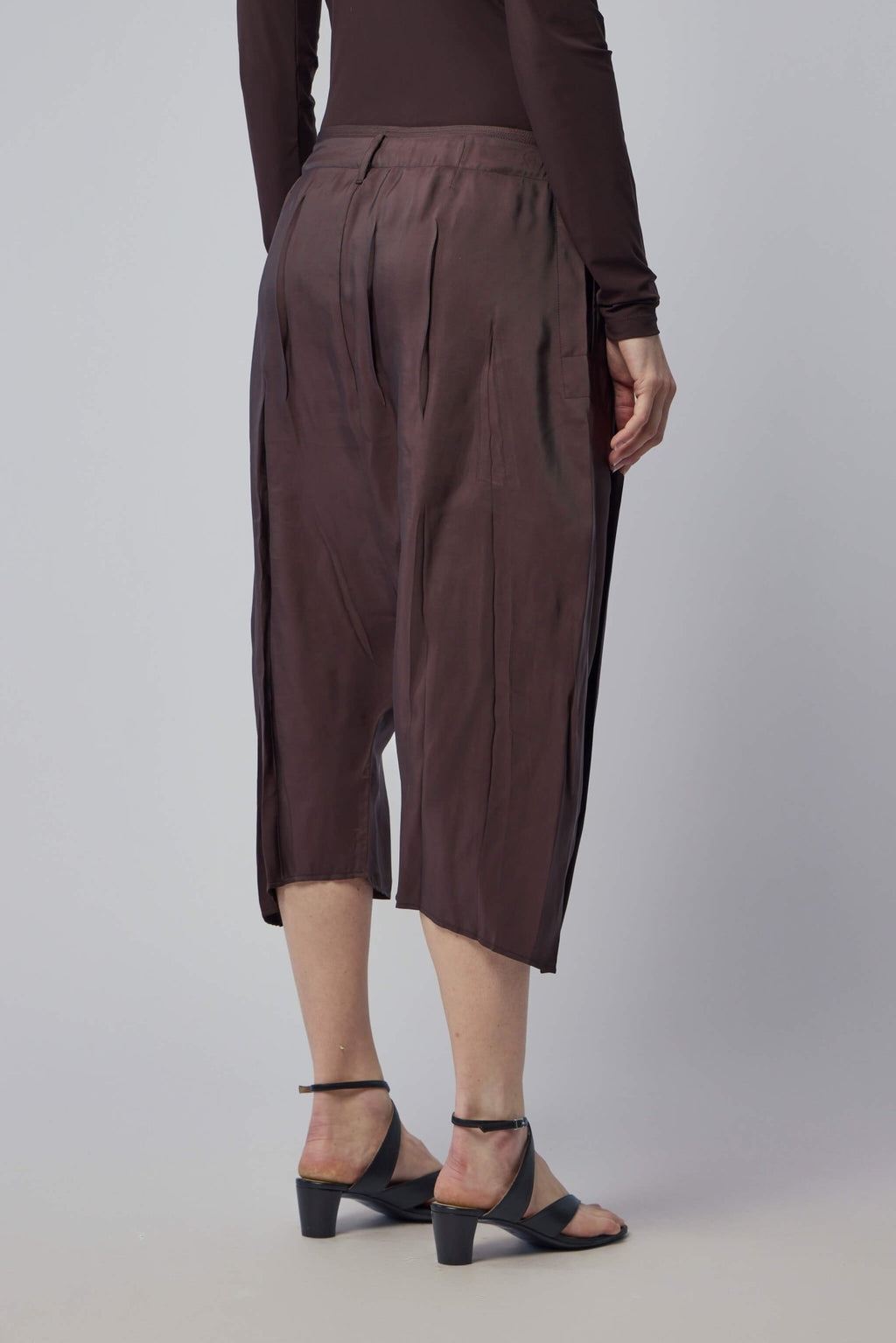 Lemaire - Creased Dropped Crotch Bermudas - LABELS