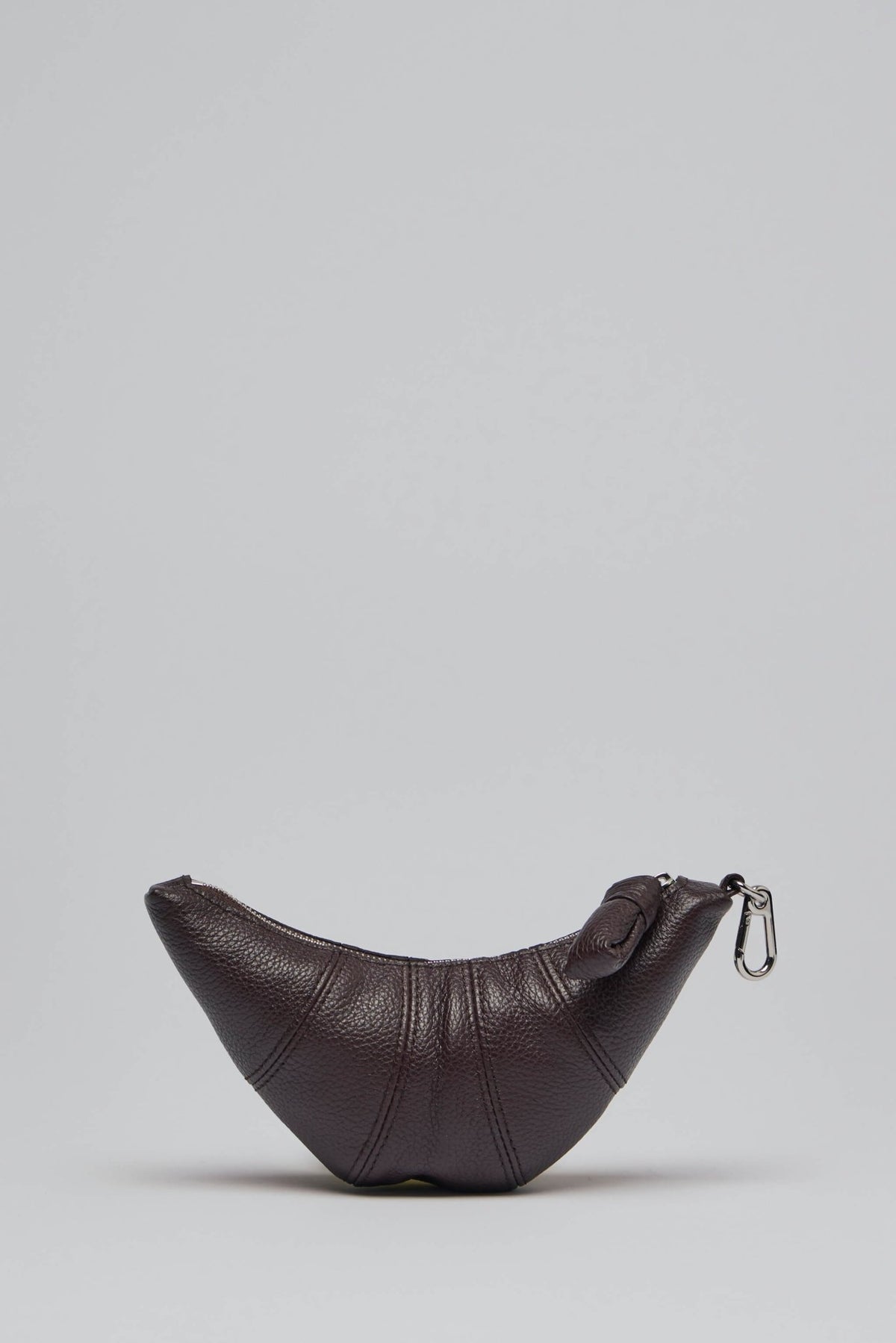 Lemaire Clutches & Pouches crossbody croissant coin purse in textured leather