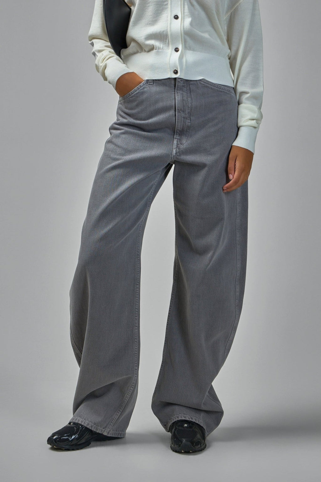 Lemaire - High Waisted Curved Pants - LABELS