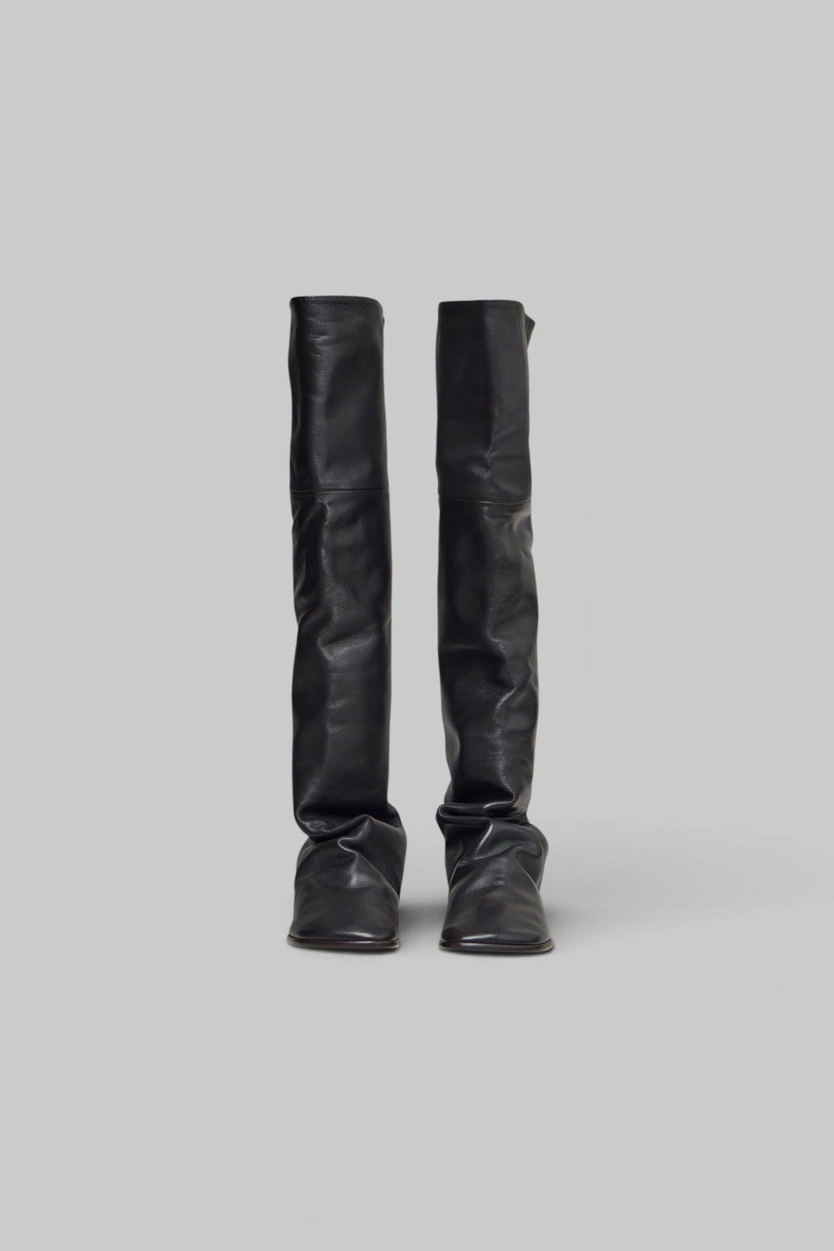 Lemaire - Knee Top Glove Flat Boots - LABELS