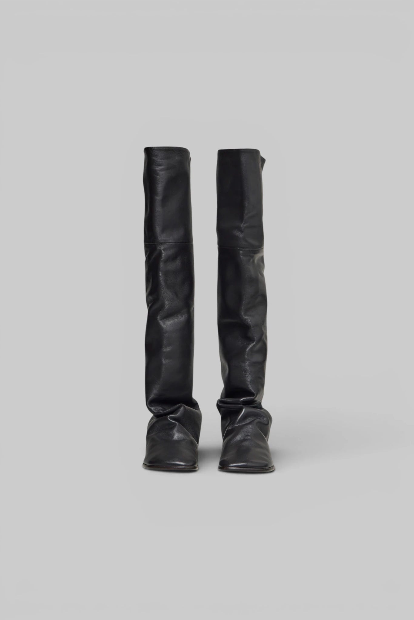 Lemaire - Knee Top Glove Flat Boots - LABELS