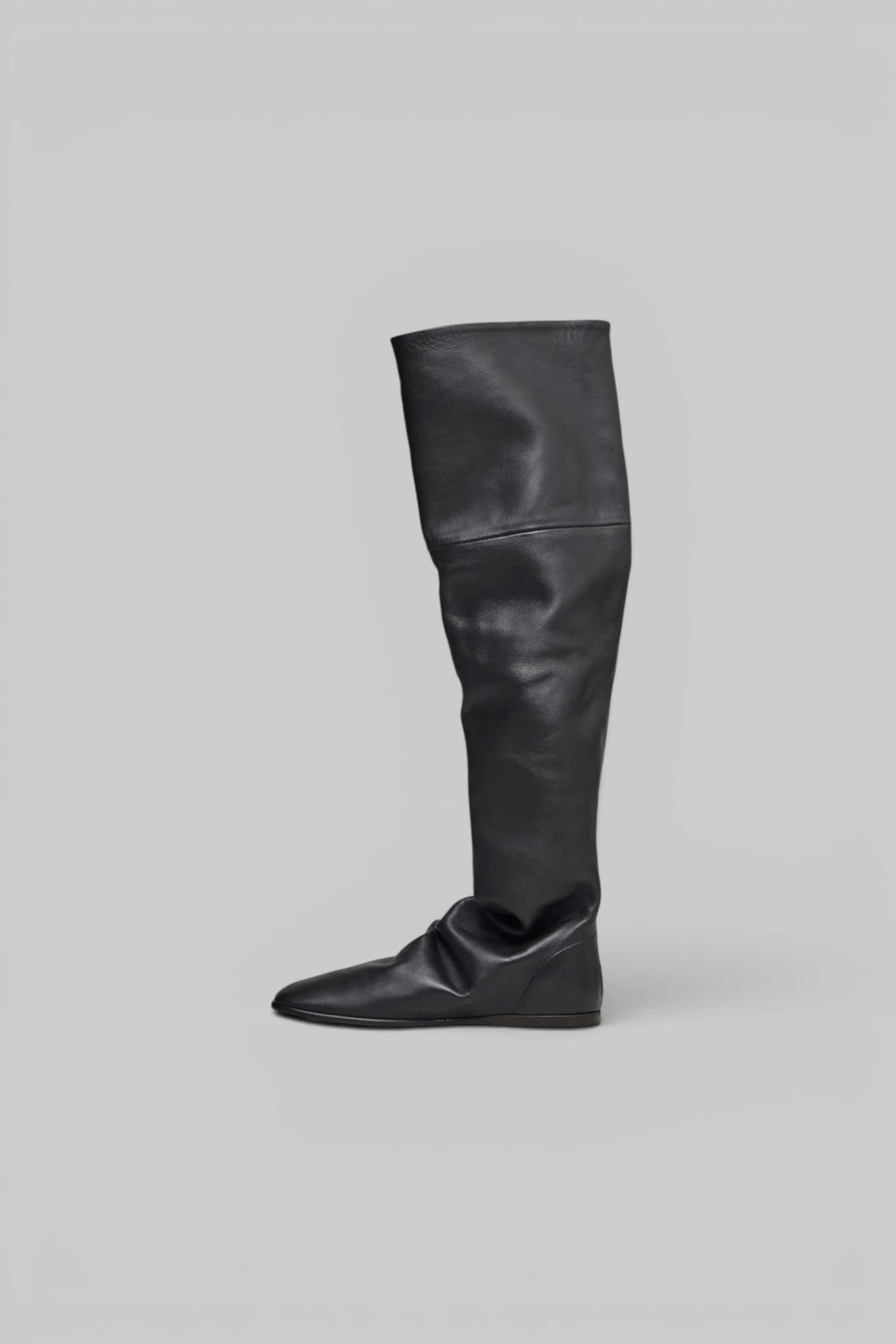 Lemaire - Knee Top Glove Flat Boots - LABELS