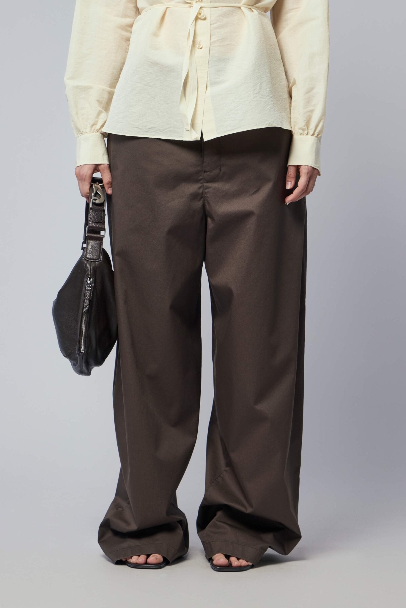 Lemaire Wide-Leg Pants - Large Chino Cotton Trousers – LABELS