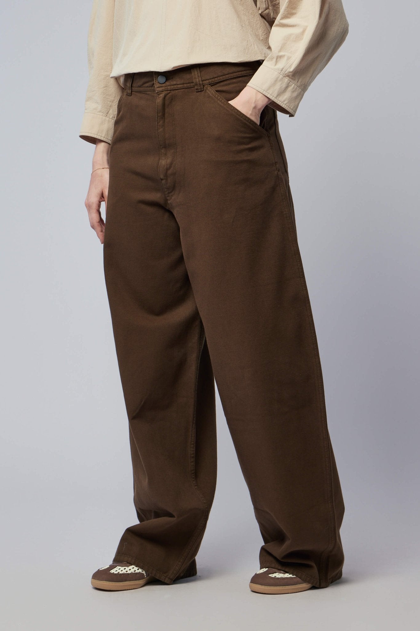 Lemaire Wide-Leg Pants - Cotton Large Pants – LABELS