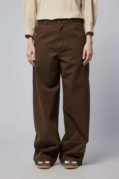 Large Pants in Dyed Broken Twill