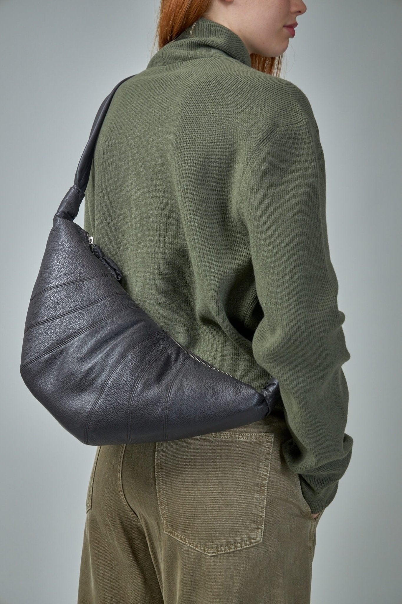 Lemaire - Medium Croissant Bag Soft Grained Leather - LABELS