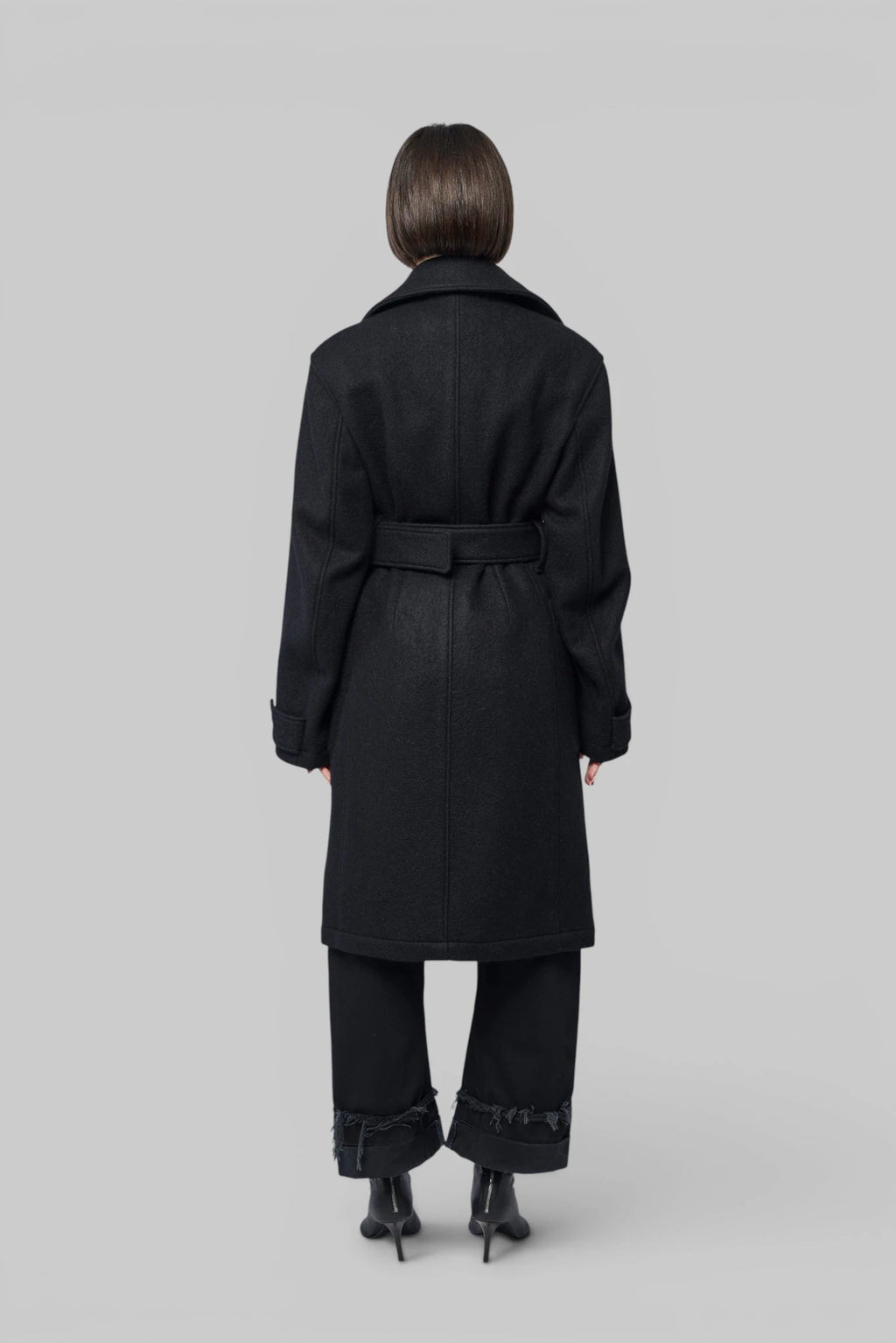Lemaire - Shaped Wrap Coat - LABELS