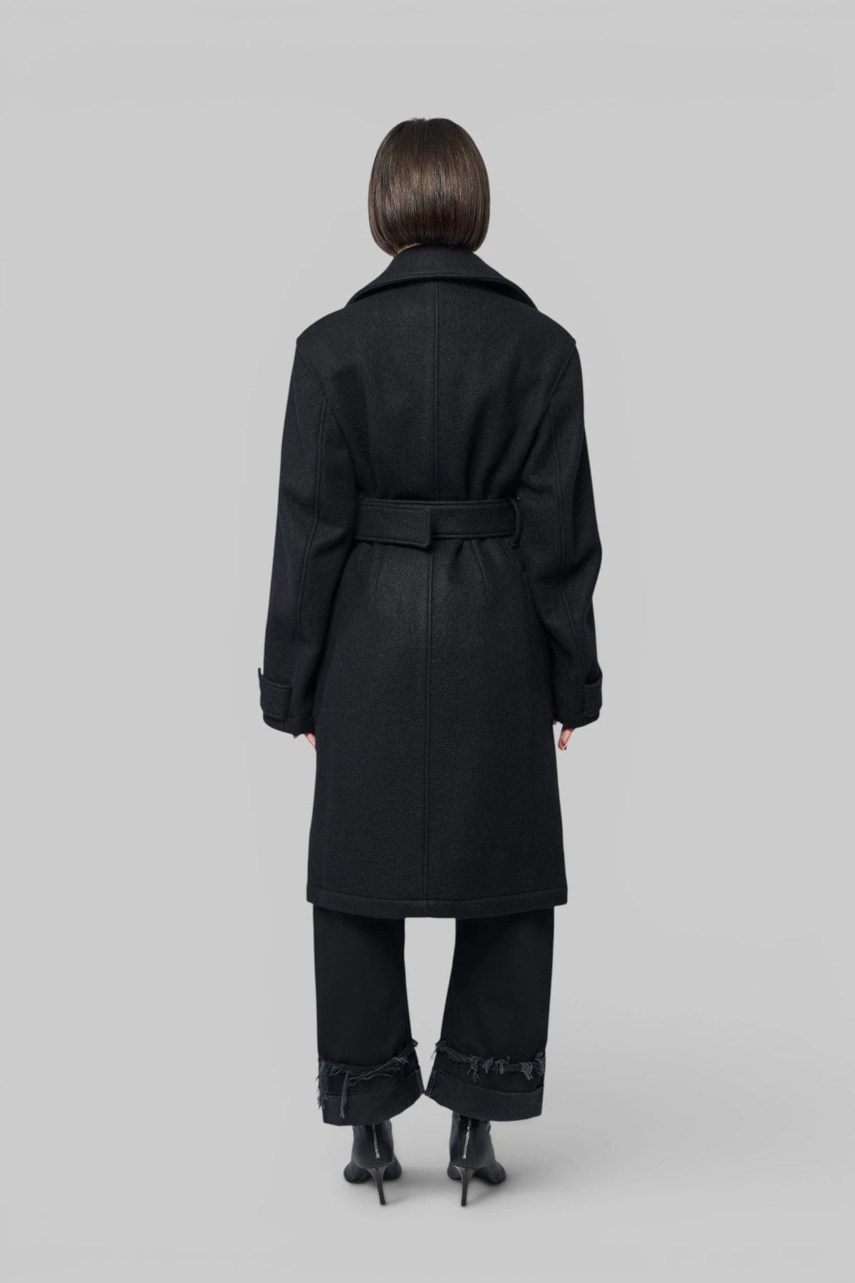 Lemaire - Shaped Wrap Coat - LABELS