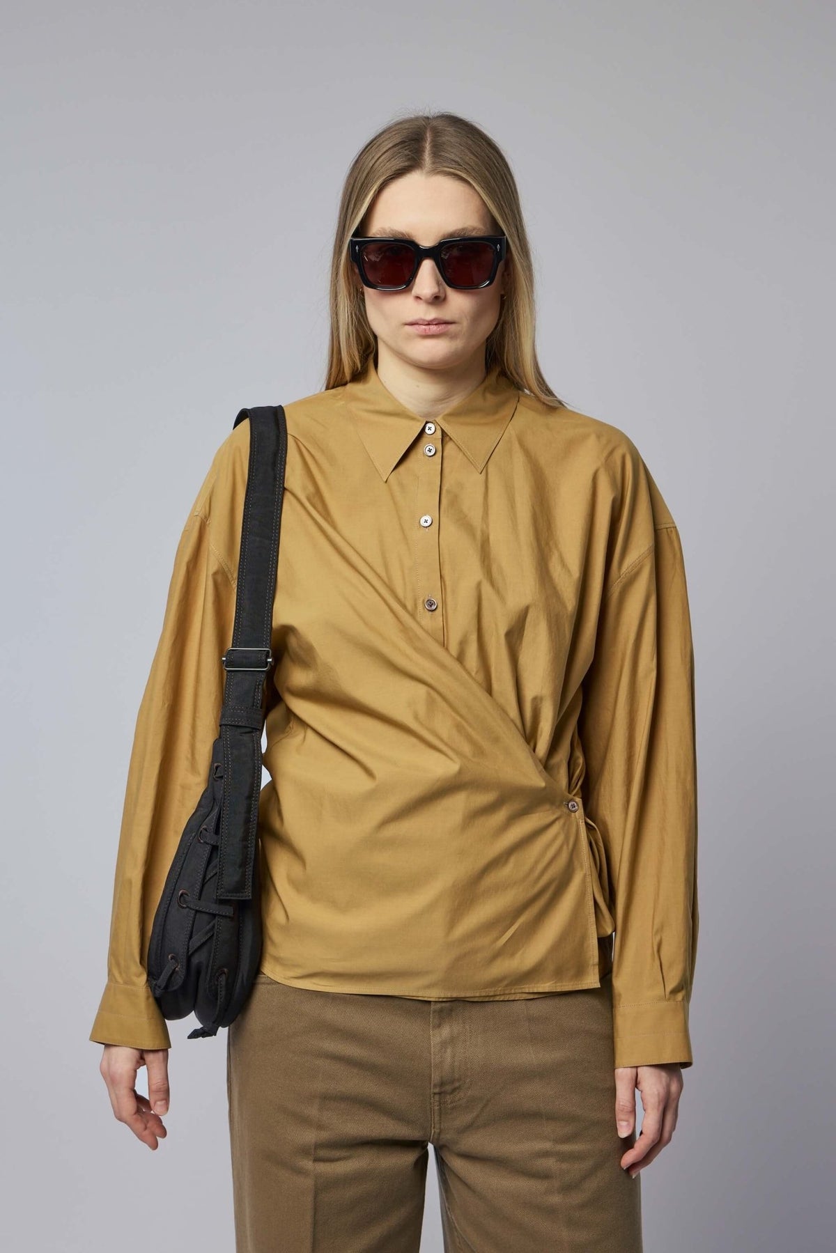 Lemaire - Straight Collar Twisted Shirt - LABELS