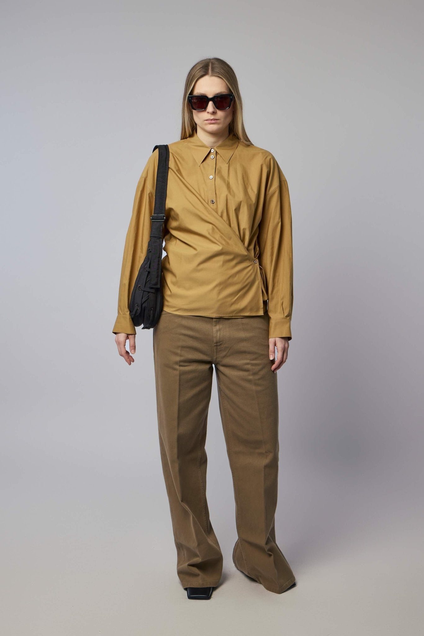Lemaire - Straight Collar Twisted Shirt - LABELS