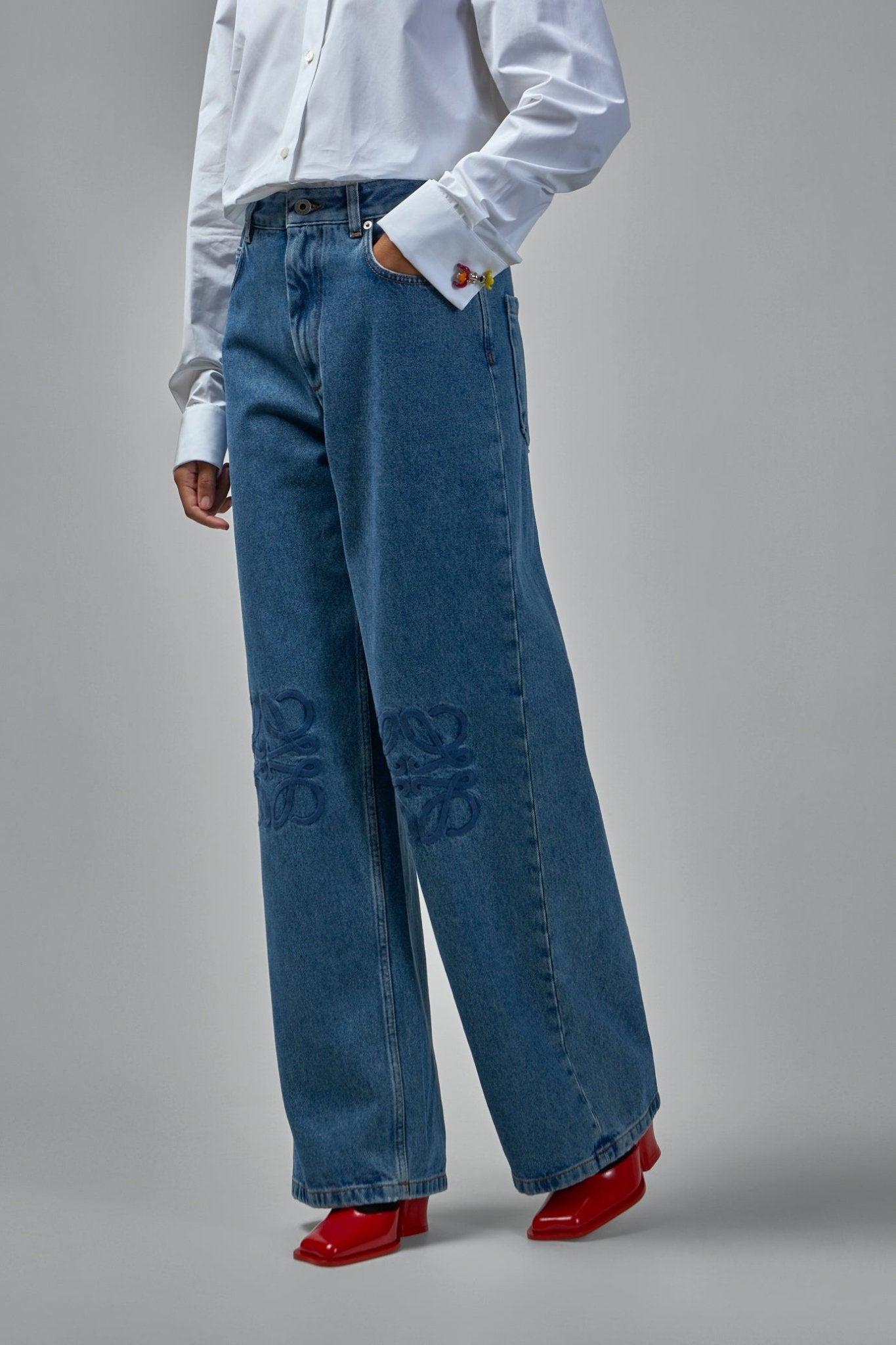 Loewe - Anagram Baggy Jeans - LABELS