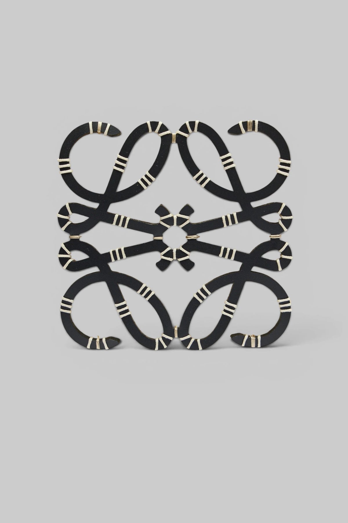 Loewe Anagram Basket Medium bag detail highlighting Anagram emblem
