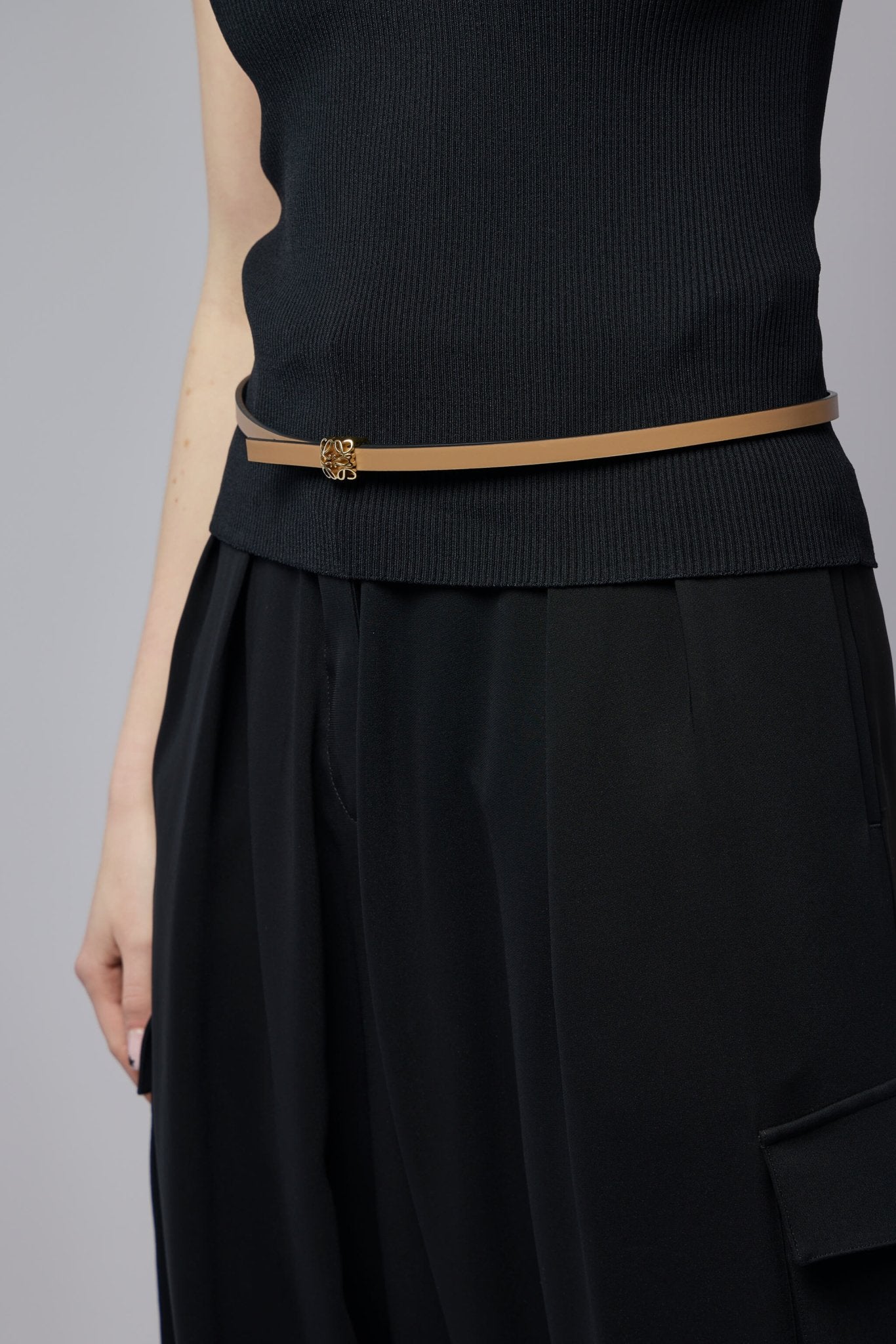 Loewe - Anagram Bombee 1cm Belt - LABELS