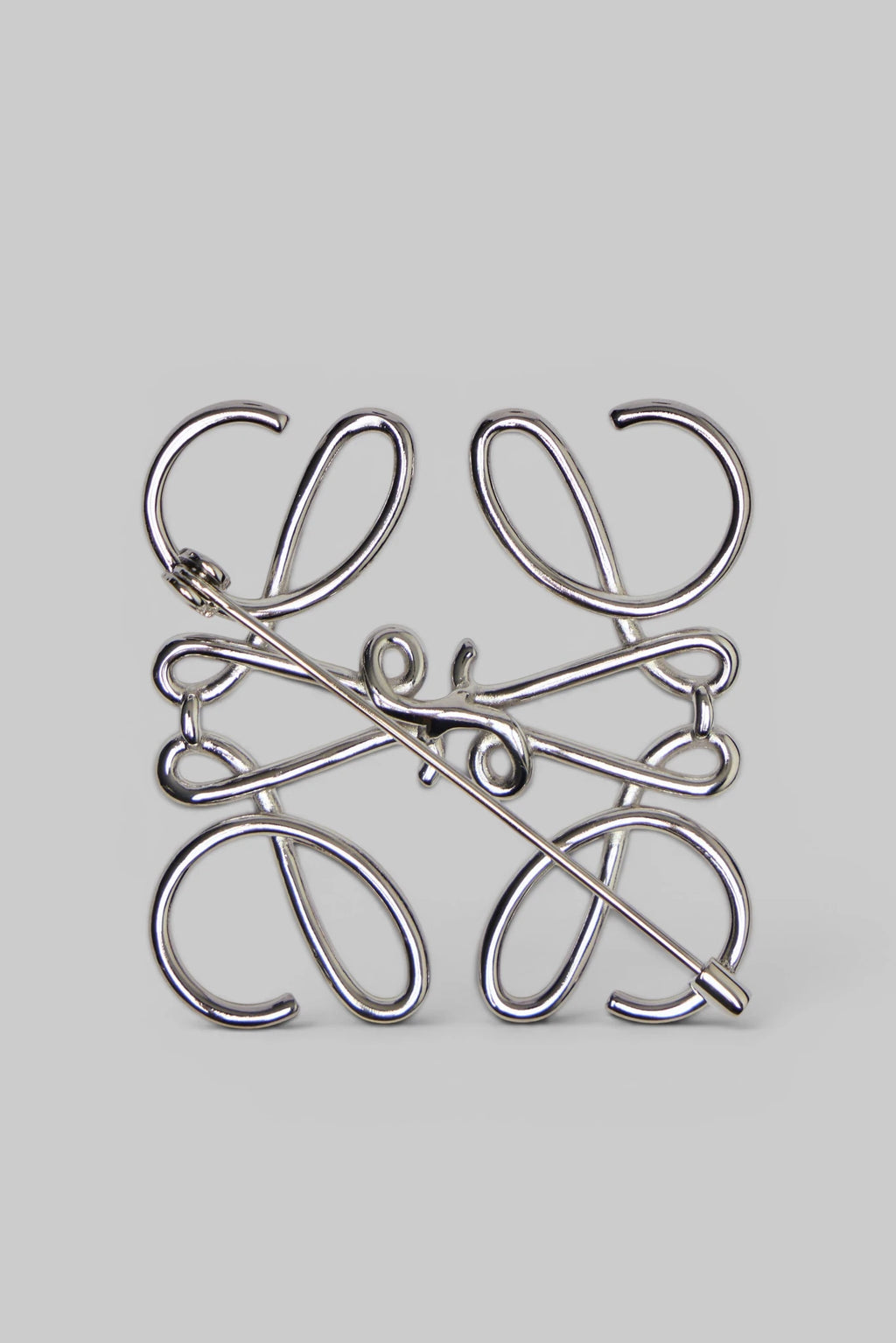 Loewe - Anagram Brooch In Metal - LABELS