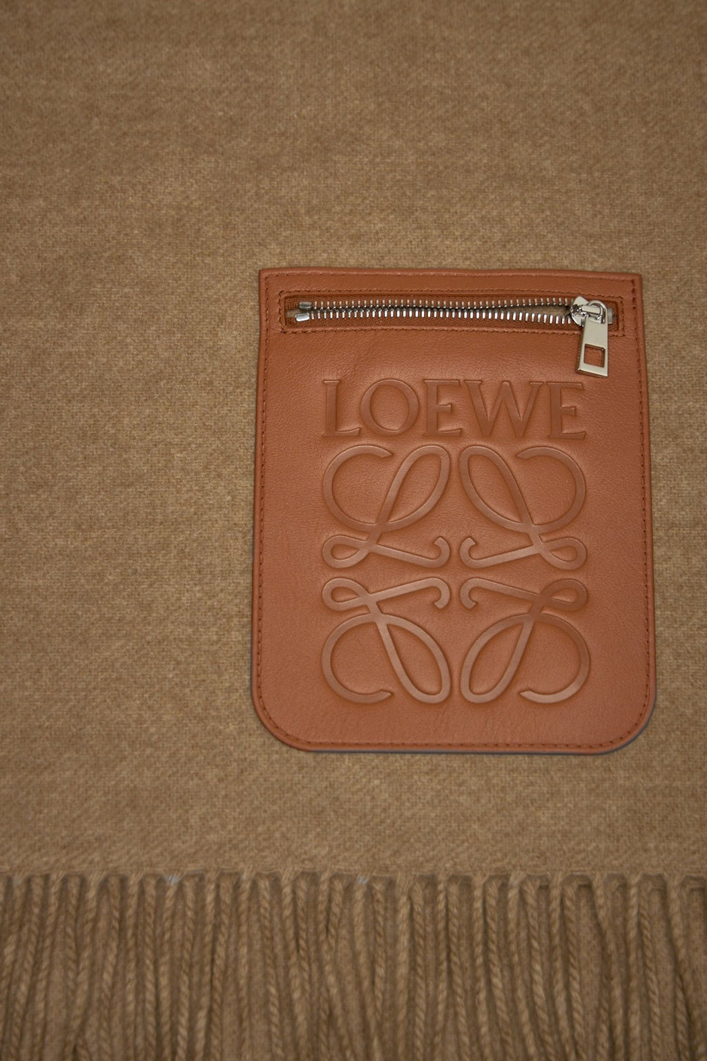 Loewe - Anagram Embossed Zipped Scarf - LABELS