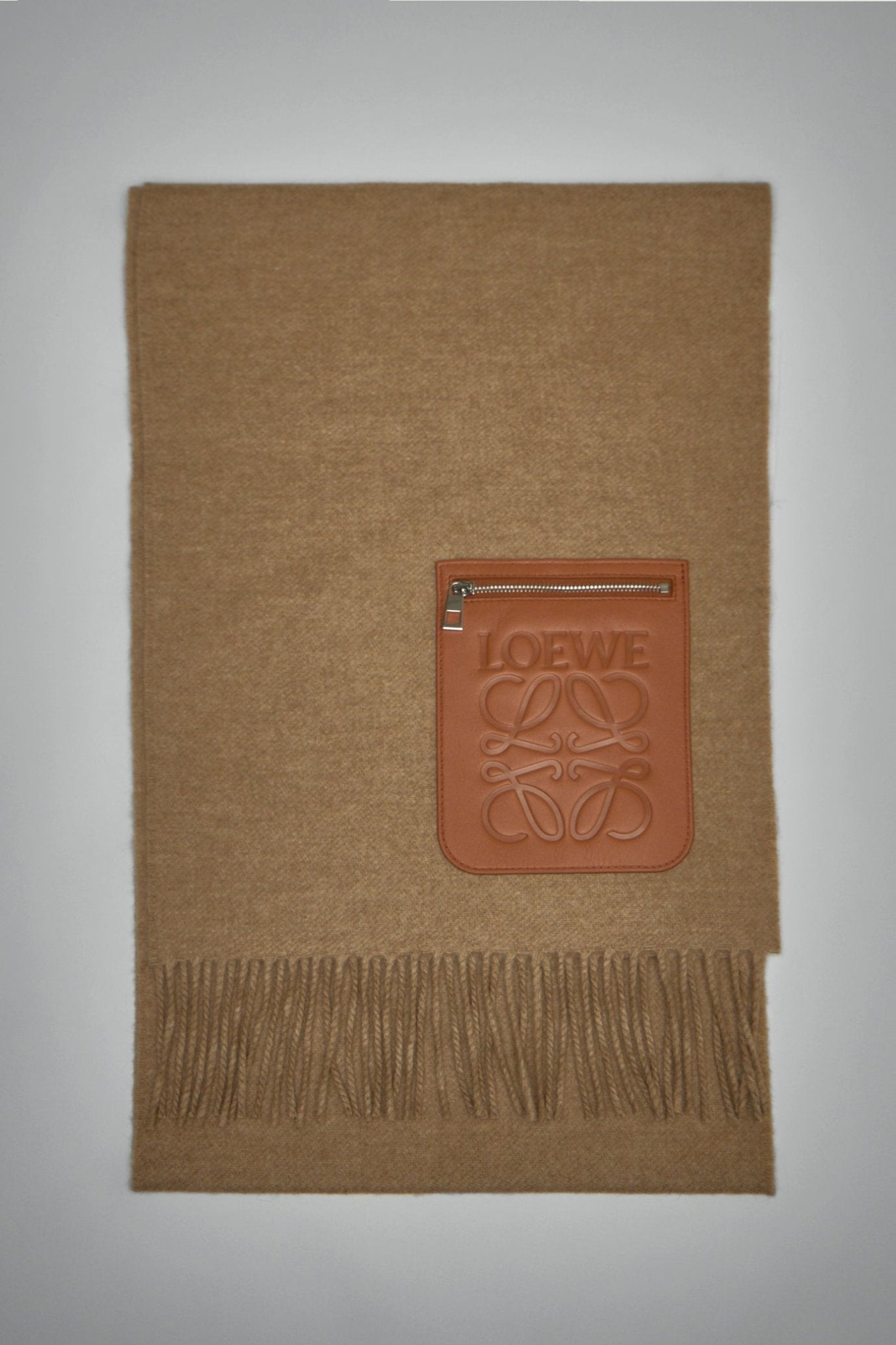 Loewe - Anagram Embossed Zipped Scarf - LABELS