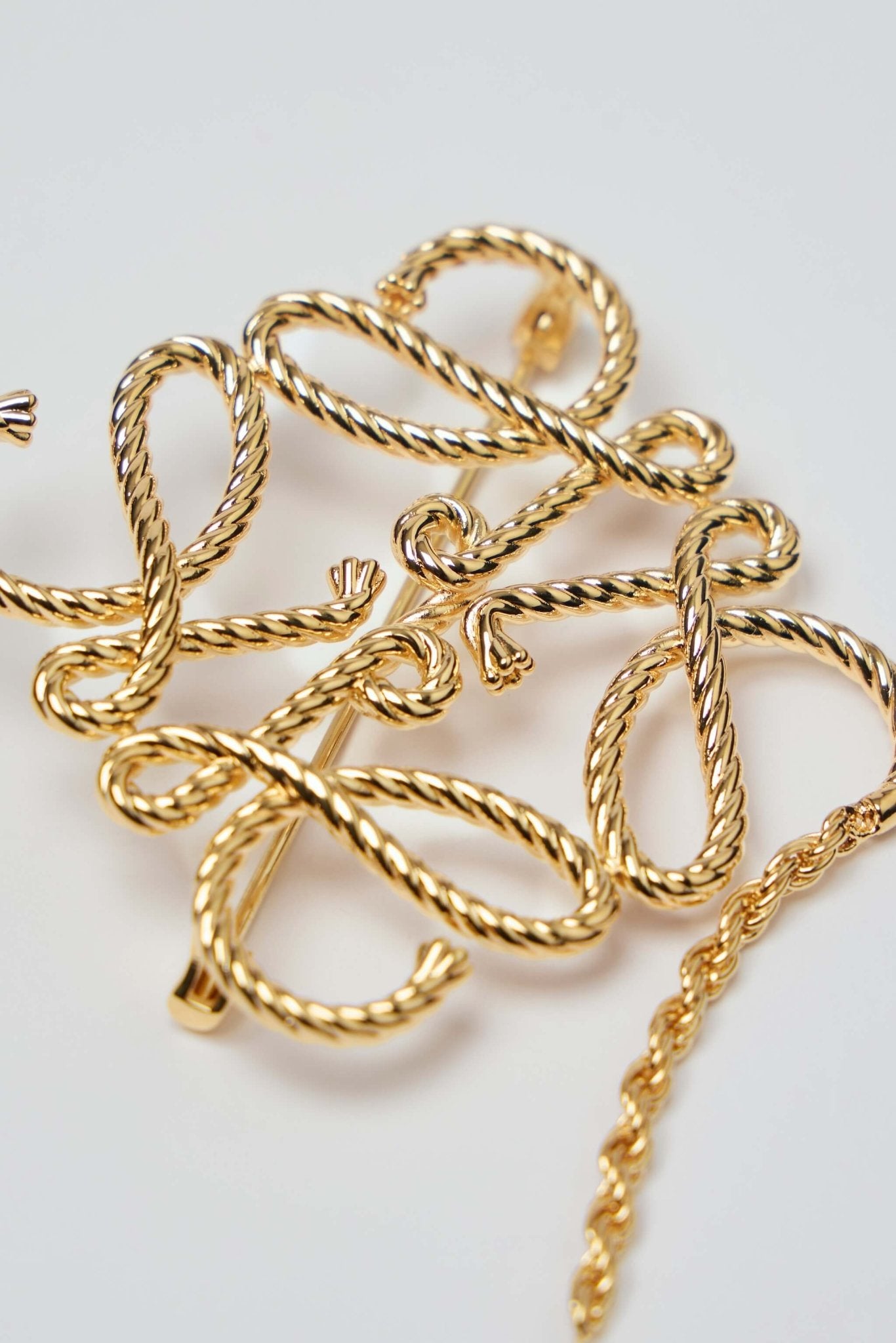 Loewe - Anagram Rope Brooch - LABELS