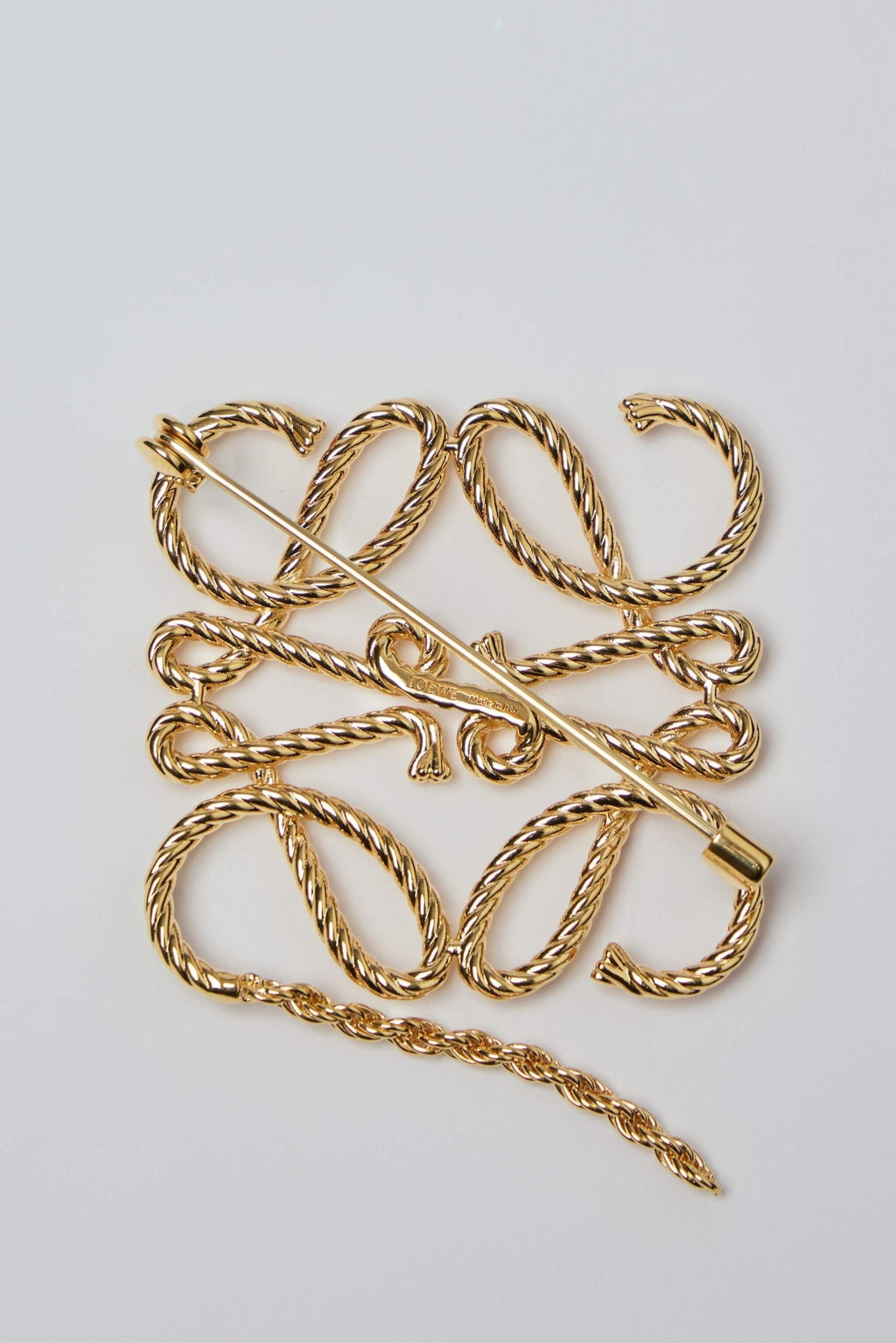 Loewe - Anagram Rope Brooch - LABELS
