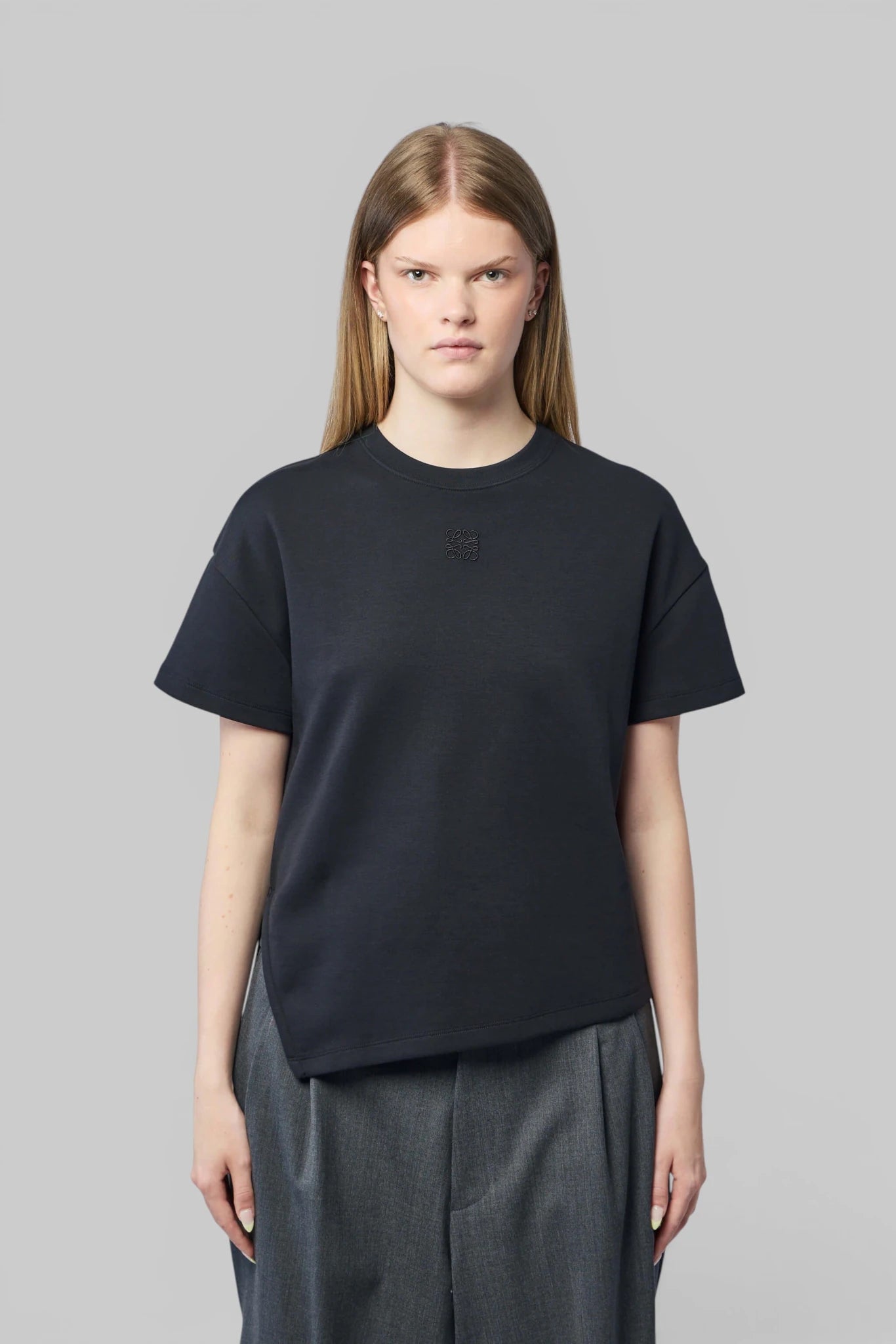 Loewe - Asymmetric T-Shirt In Cotton Blend - LABELS