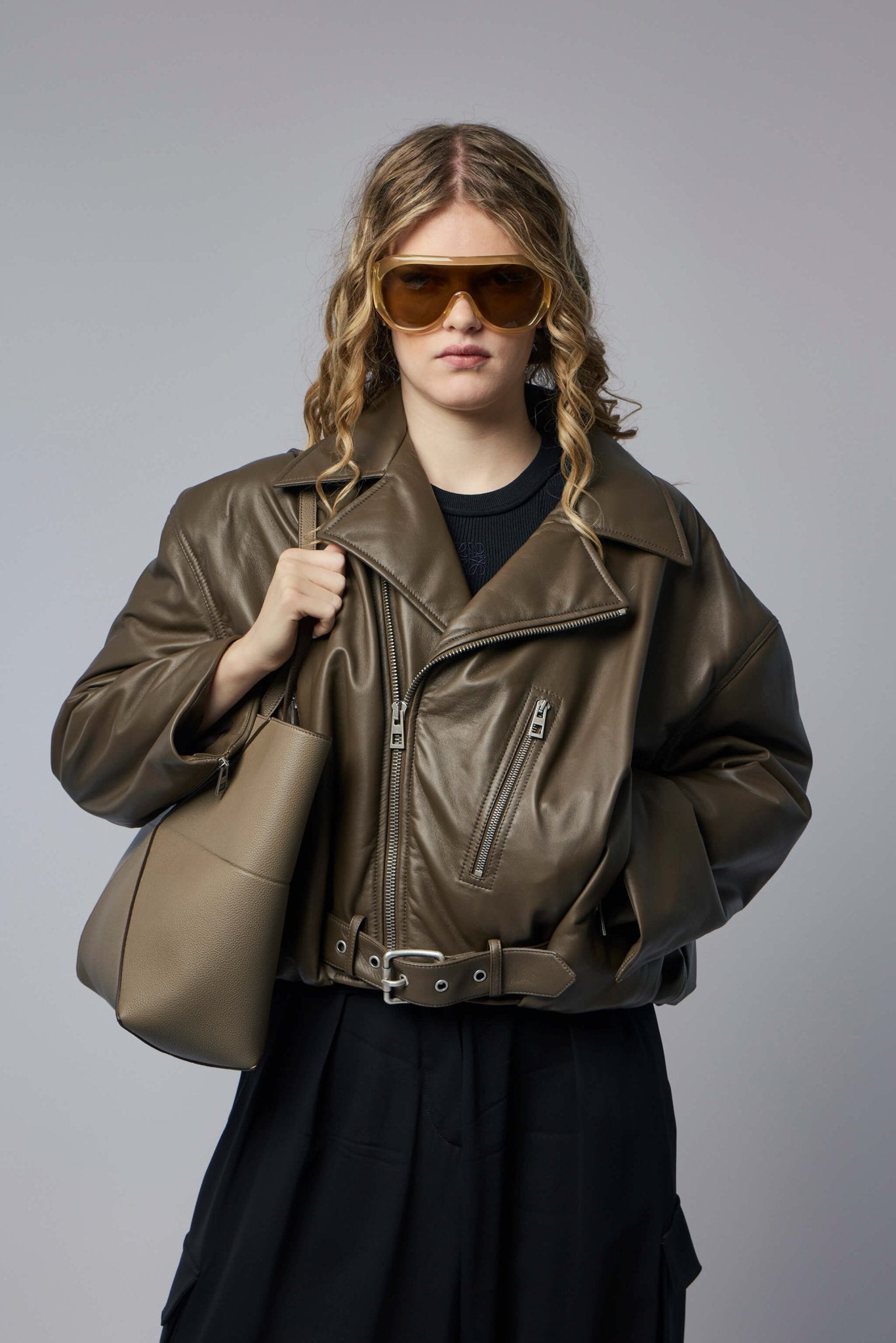 Loewe Leather Jackets - Structured Biker Design – LABELS