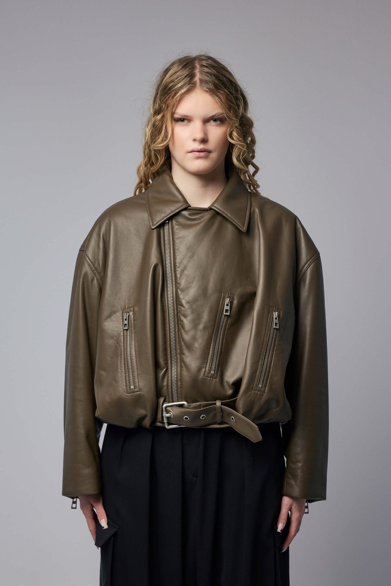 LOEWE ライダースジャケット Loewe Leather Jackets - Structured Biker Design – LABELS