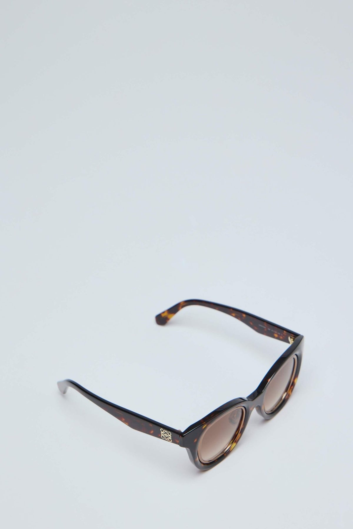 Loewe sunglasses displayed showing gradient lens tint and classic round shape