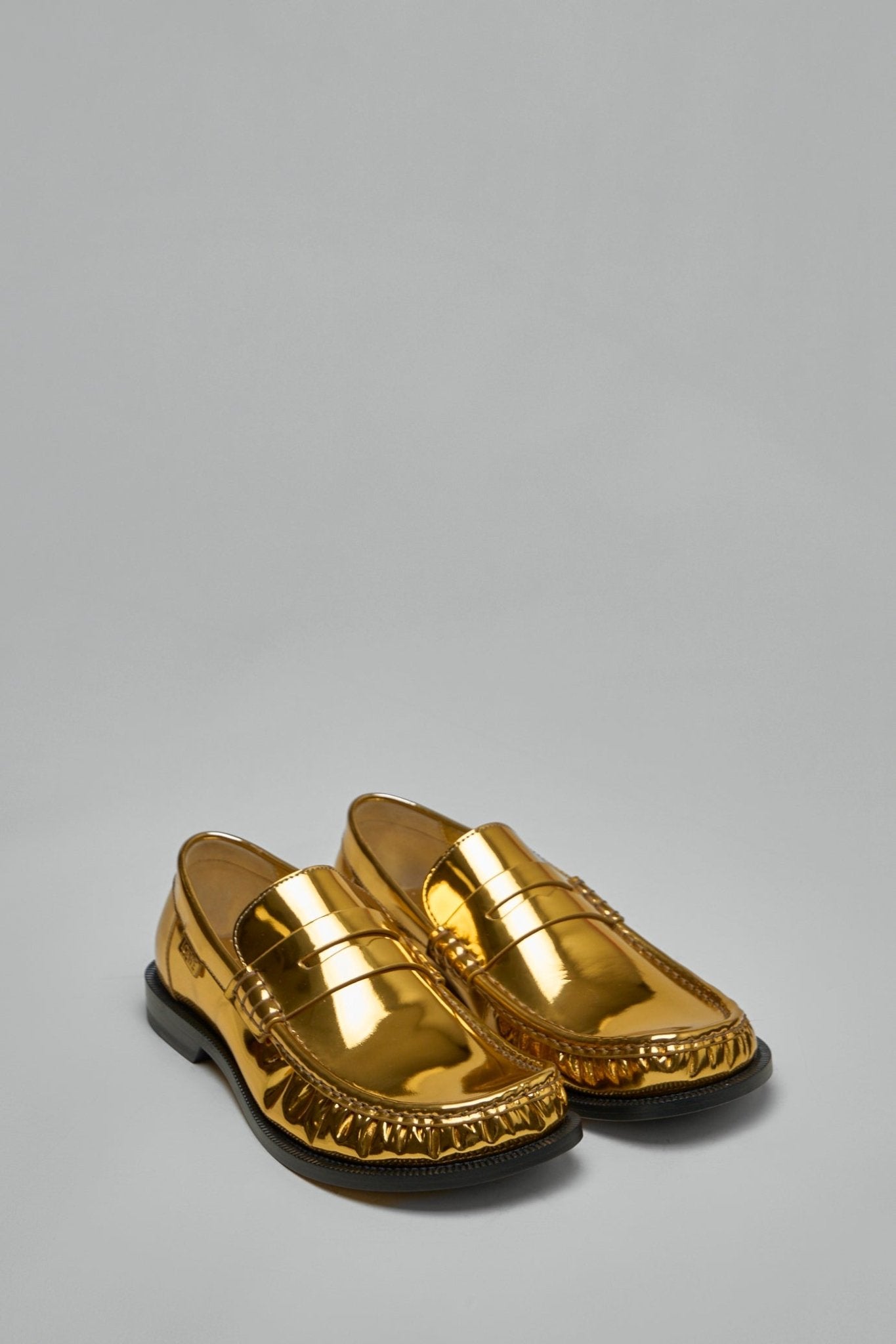Loewe - Campo Loafer in Metallic Calfskin - LABELS