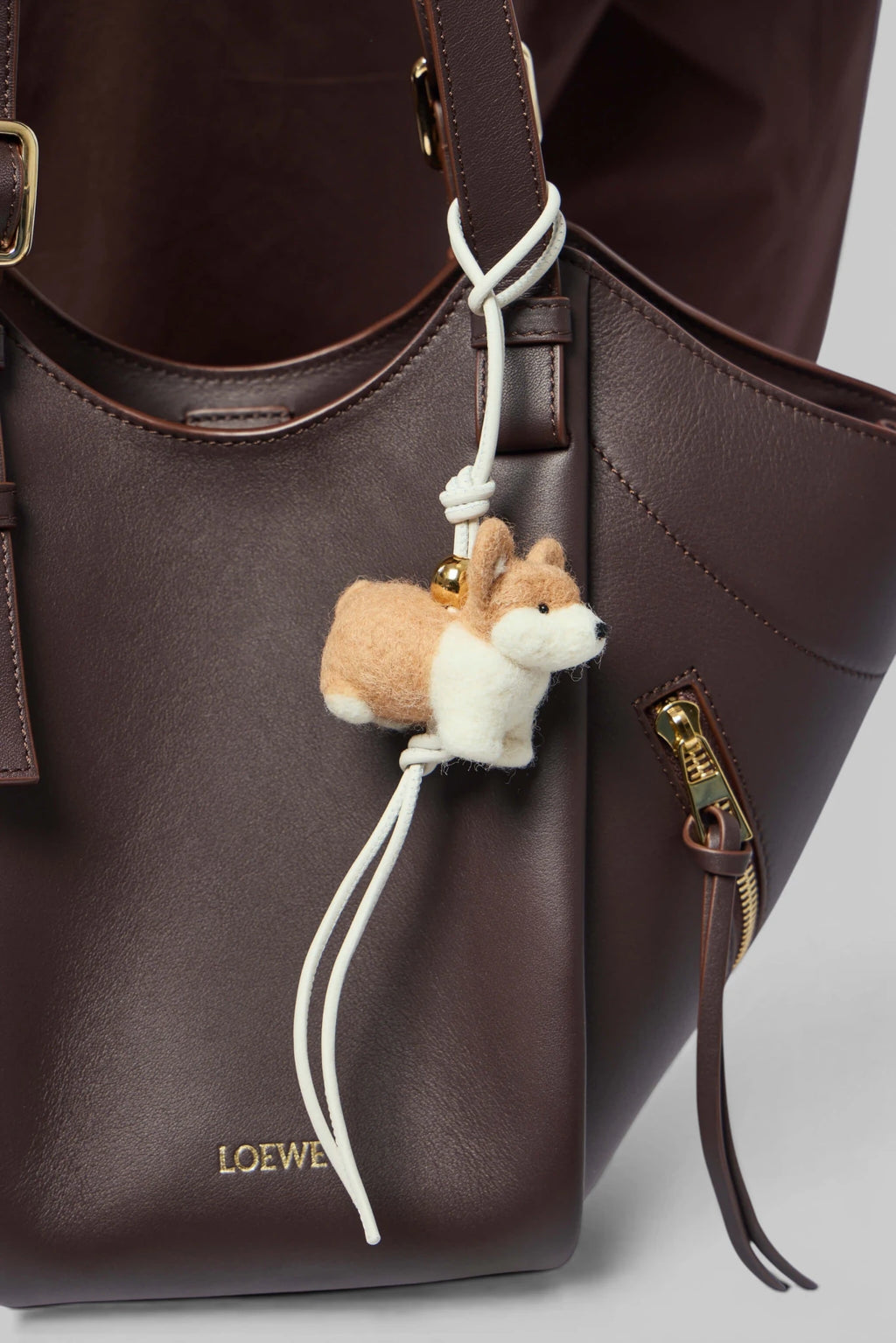 Loewe - Corgi Felt Charm - LABELS