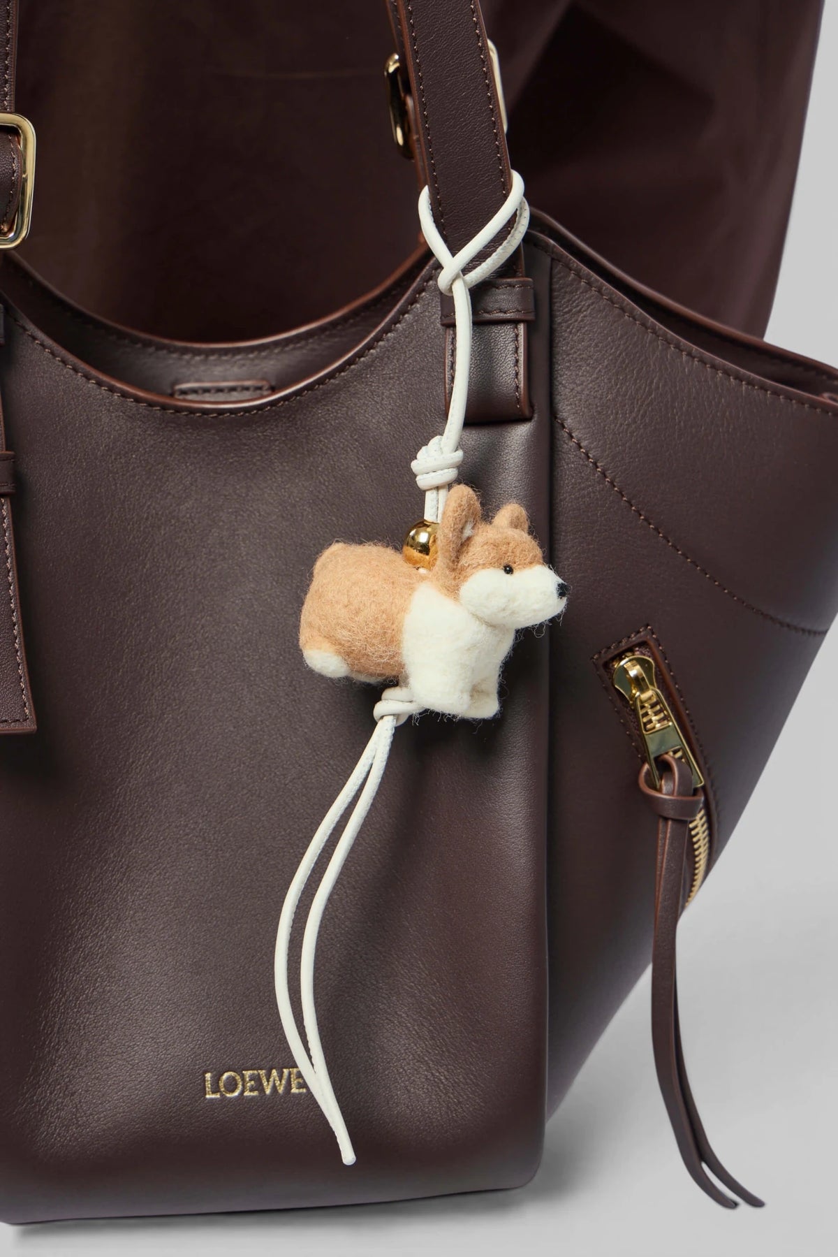 Loewe - Corgi Felt Charm - LABELS