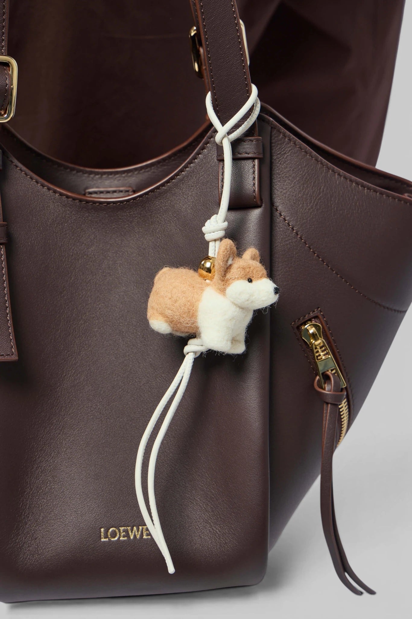 Loewe - Corgi Felt Charm - LABELS