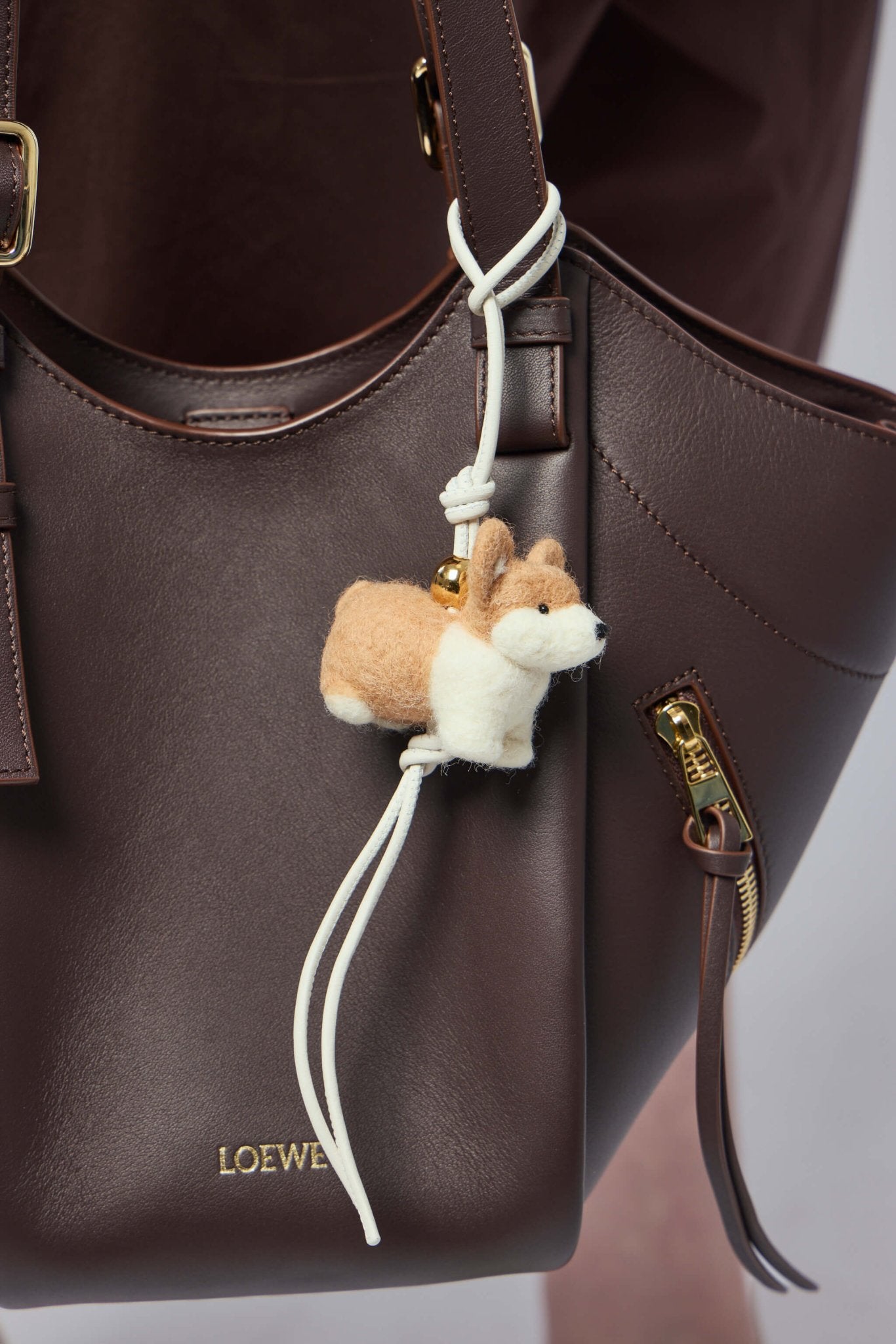 Loewe - Corgi Felt Charm - LABELS