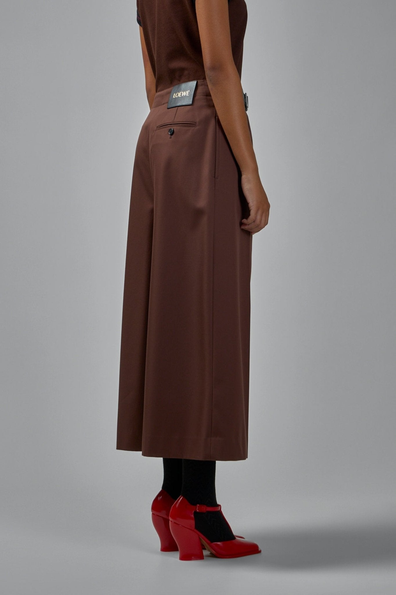 Loewe - Cropped Belted Trousers - LABELS