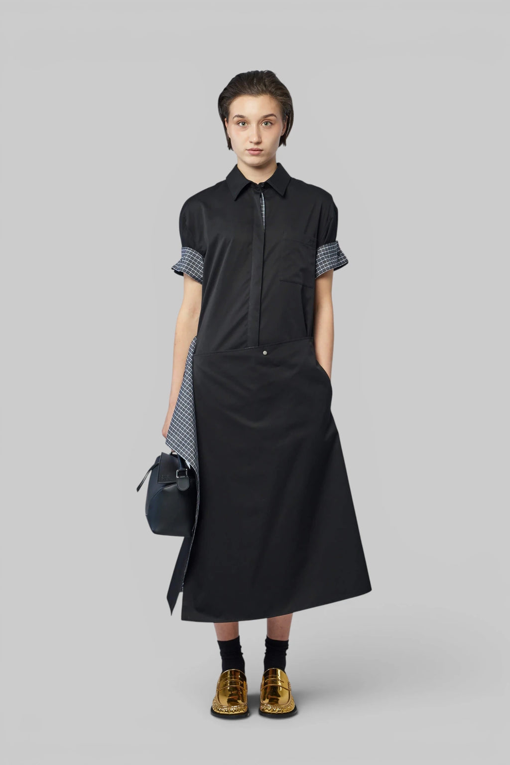 Loewe - Draped Short-sleeved Dress - LABELS