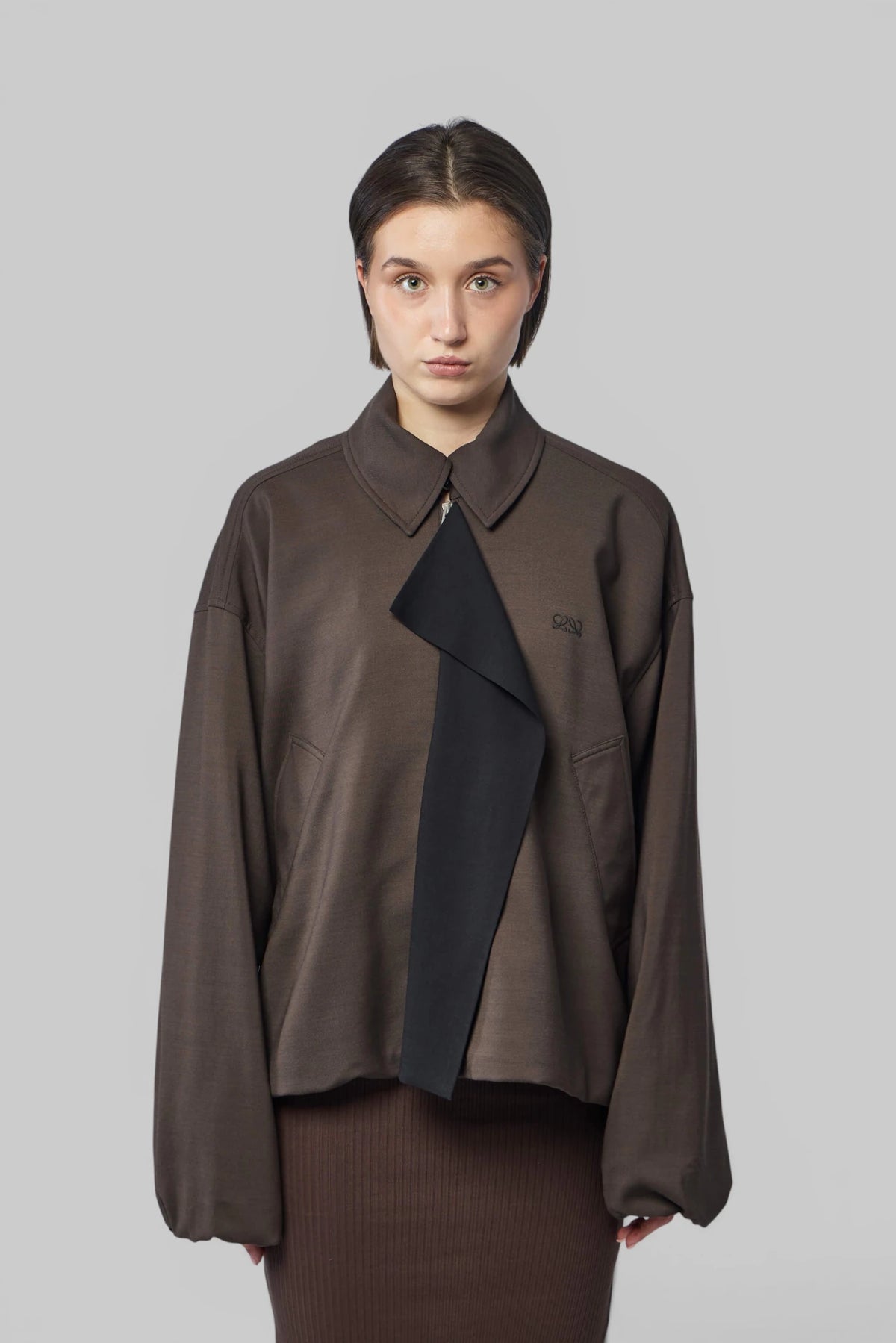 Loewe jacket styled with tailored trousers